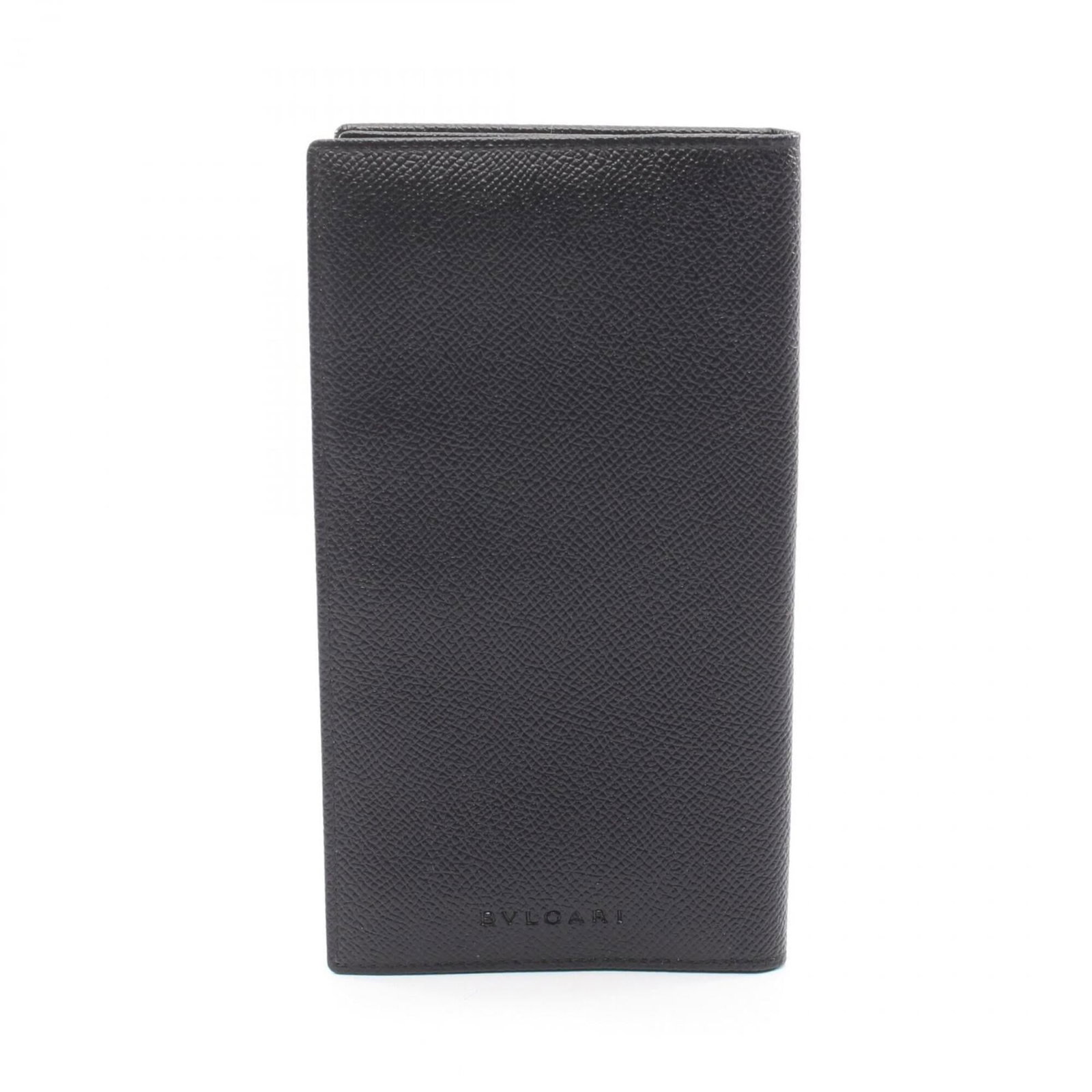 Long Bi fold Wallet Leather: Long Bi fold Wallet Leather The Bvlgari MPN 20308 Long Bi fold Wallet Leather is a sleek and sophisticated accessory, boasting a classic black leather design. Measuring 17.5cm x 9.5cm x 1cm, it