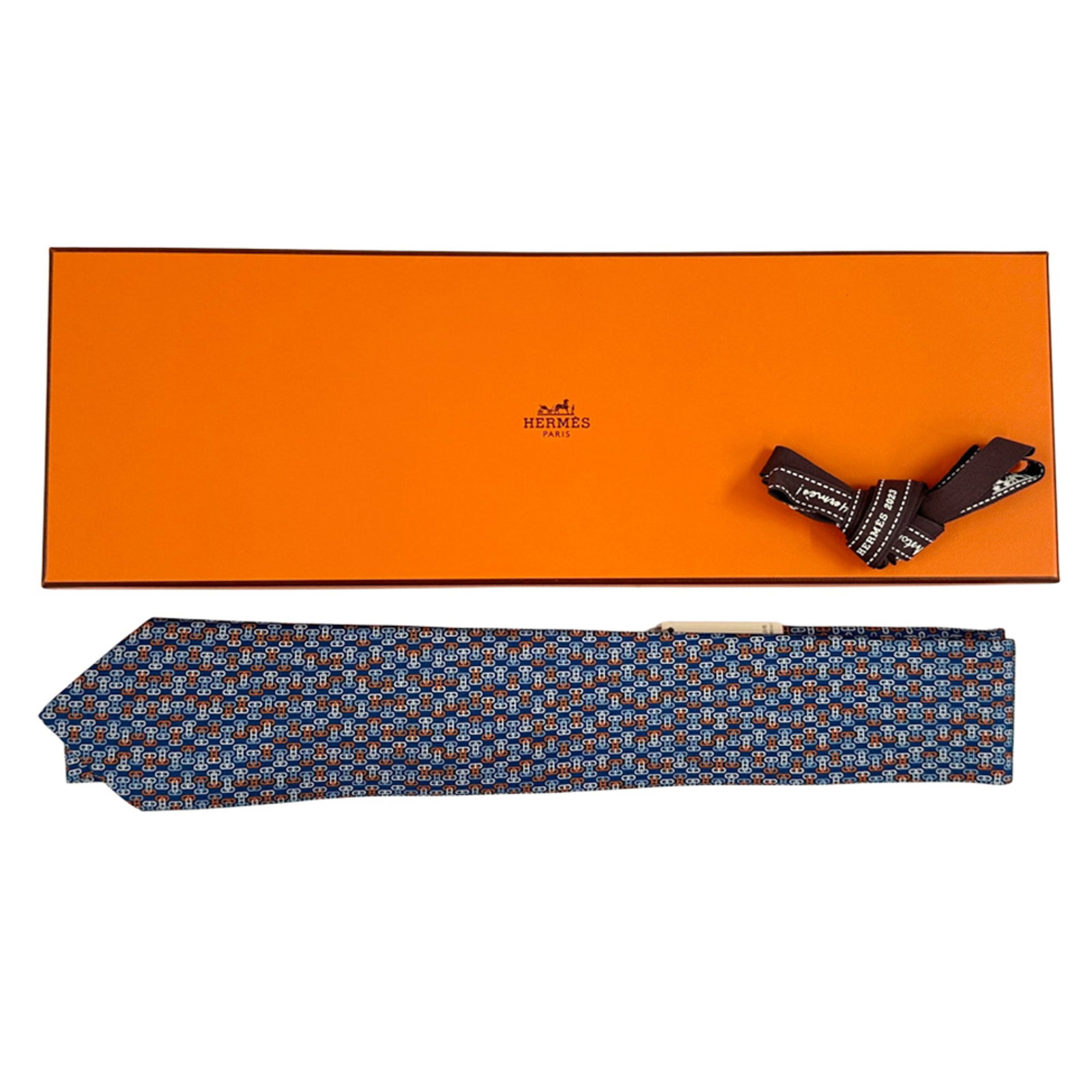 Hermes Cravat Silk - 5