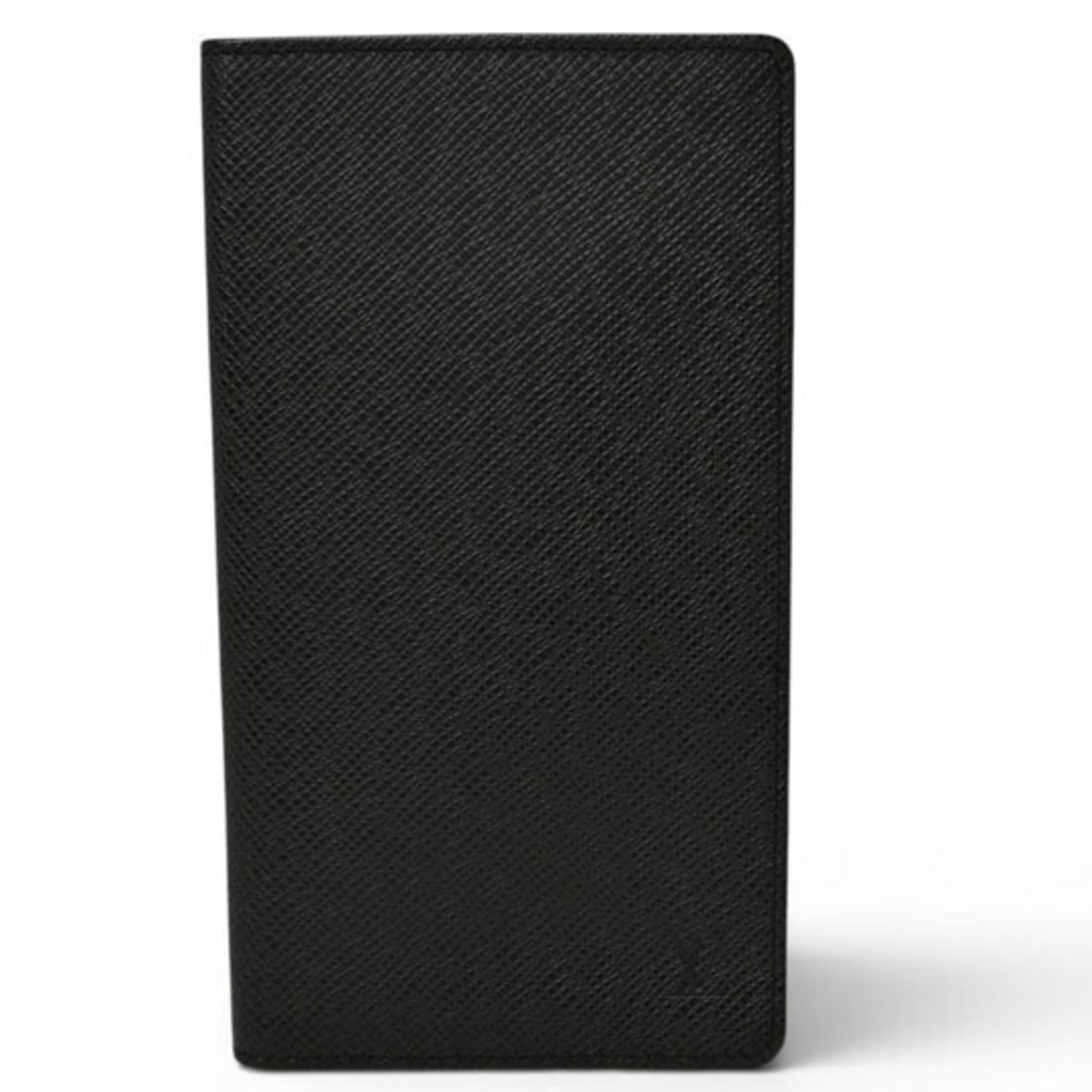 Louis Vuitton Wallet (Bi-Fold) Leather: Louis Vuitton Wallet (Bi-Fold) Leather The Louis Vuitton bi-fold wallet features the iconic Ardoise color and high-quality leather construction, characteristic of the Taiga line. Made in France, this