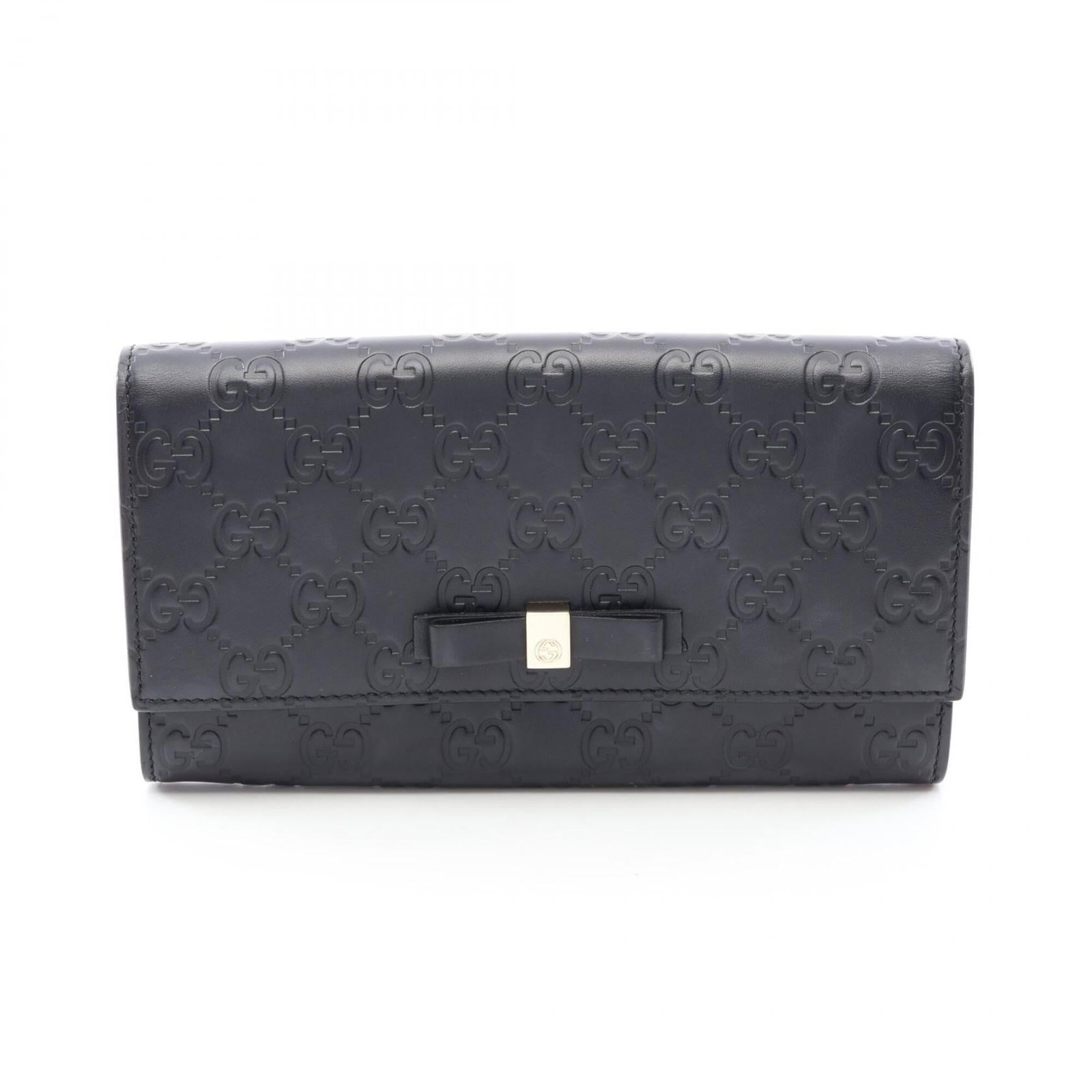 Gucci wallet leather bi fold: Gucci wallet leather bi fold The Gucci wallet leather bi-fold features sleek black leather construction with a classic long design. Its compact size and sturdy build make it a practical choice for