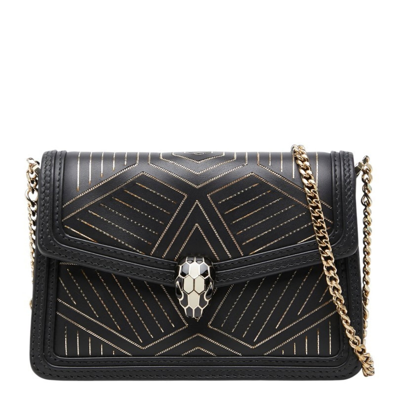 Bag leather shoulder Bvlgari (1 of 14)