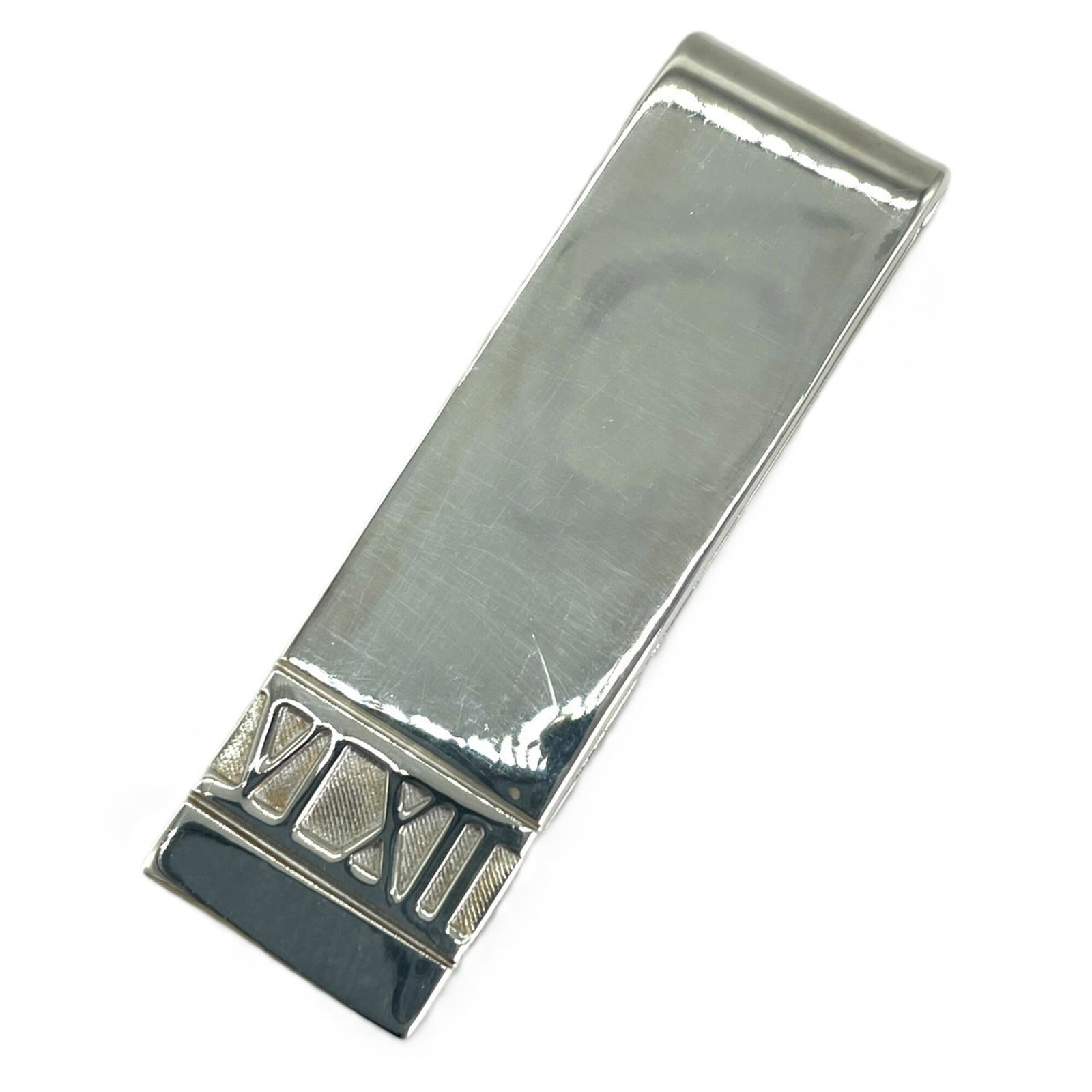 Tiffany clip silver 925 Money: Tiffany clip silver 925 Money Silver 925 Money Clip from Tiffany, featuring a sleek design with a subtle shine. Made from high-quality silver alloy, this money clip measures 1.8cm x 6cm x 0.23'' and i