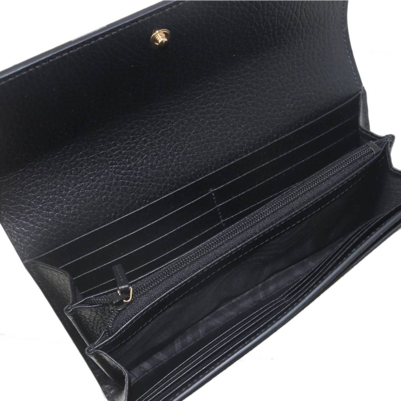 PVC LEATHER GUCCI LONG WALLET FOLD TRI - 8