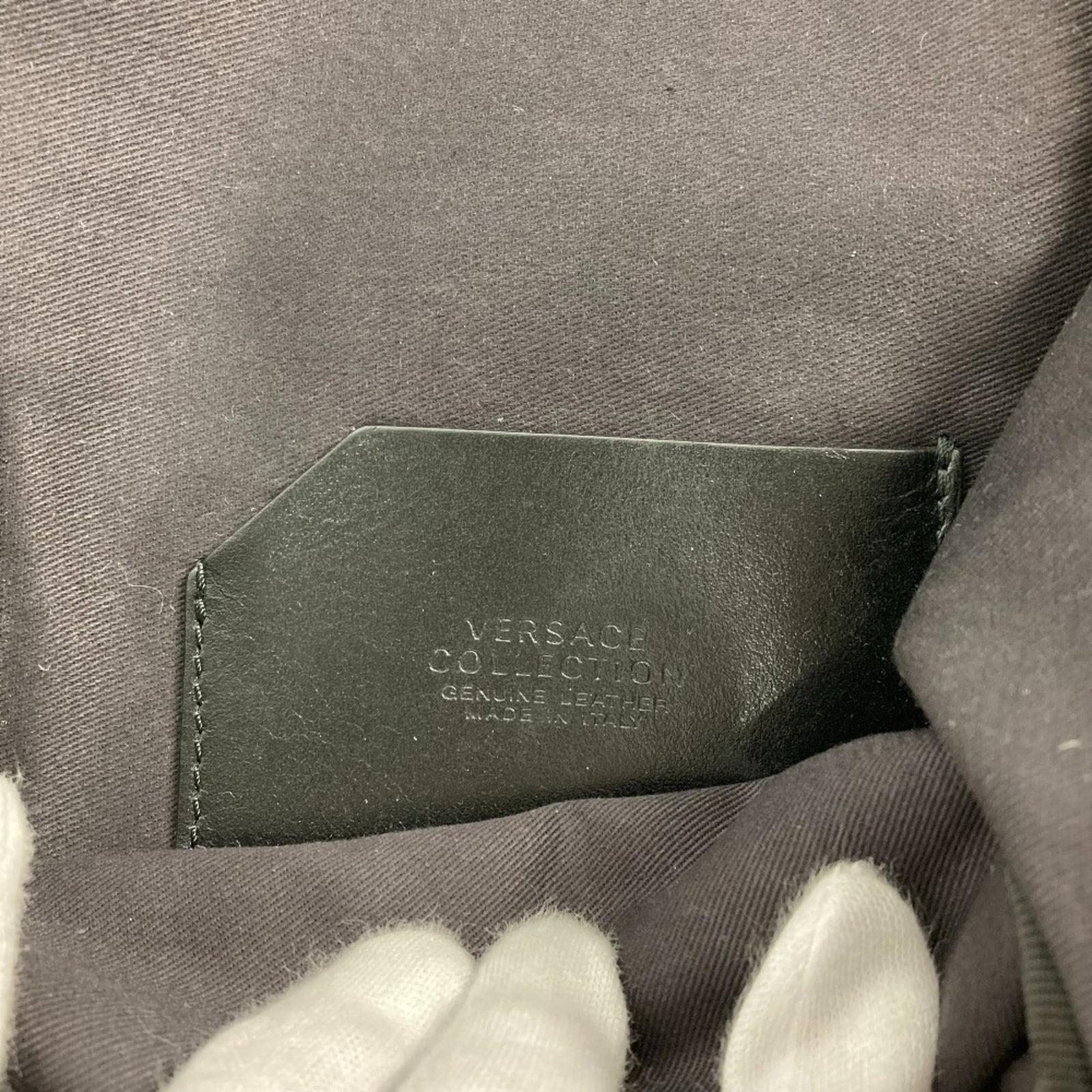 Nylon Leather Versace Backpack - 15