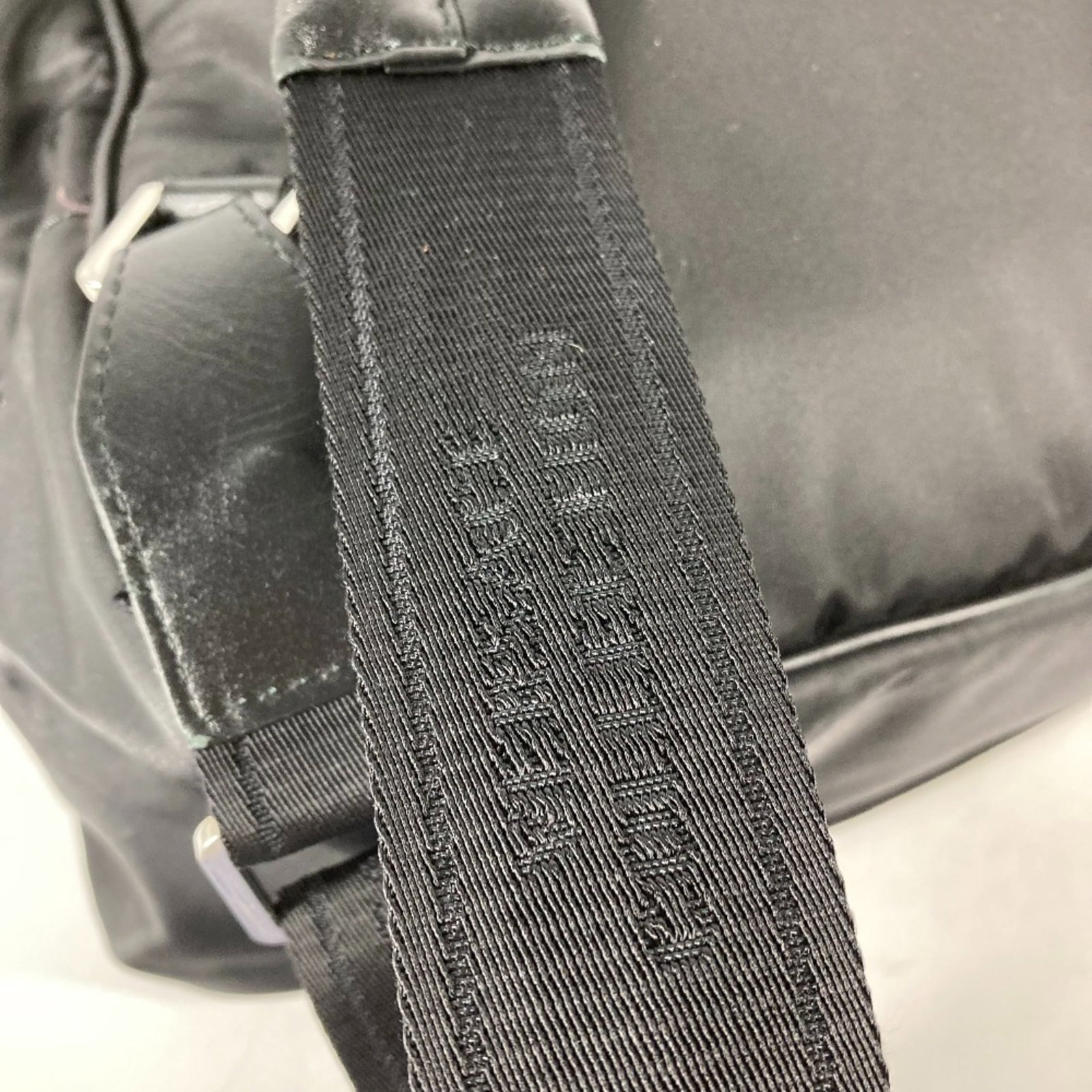 Nylon Leather Versace Backpack - 8