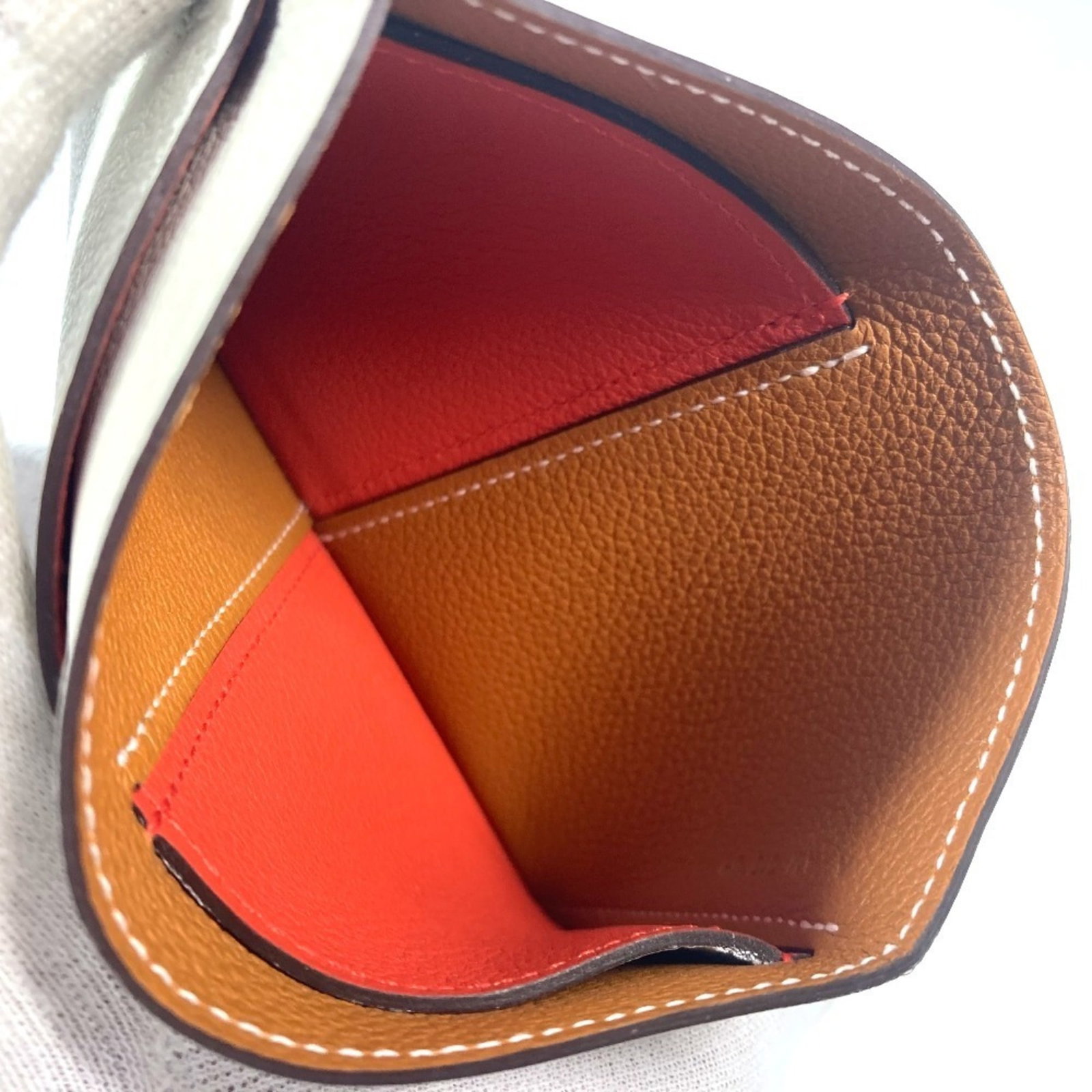 Hermes leather card case - 10