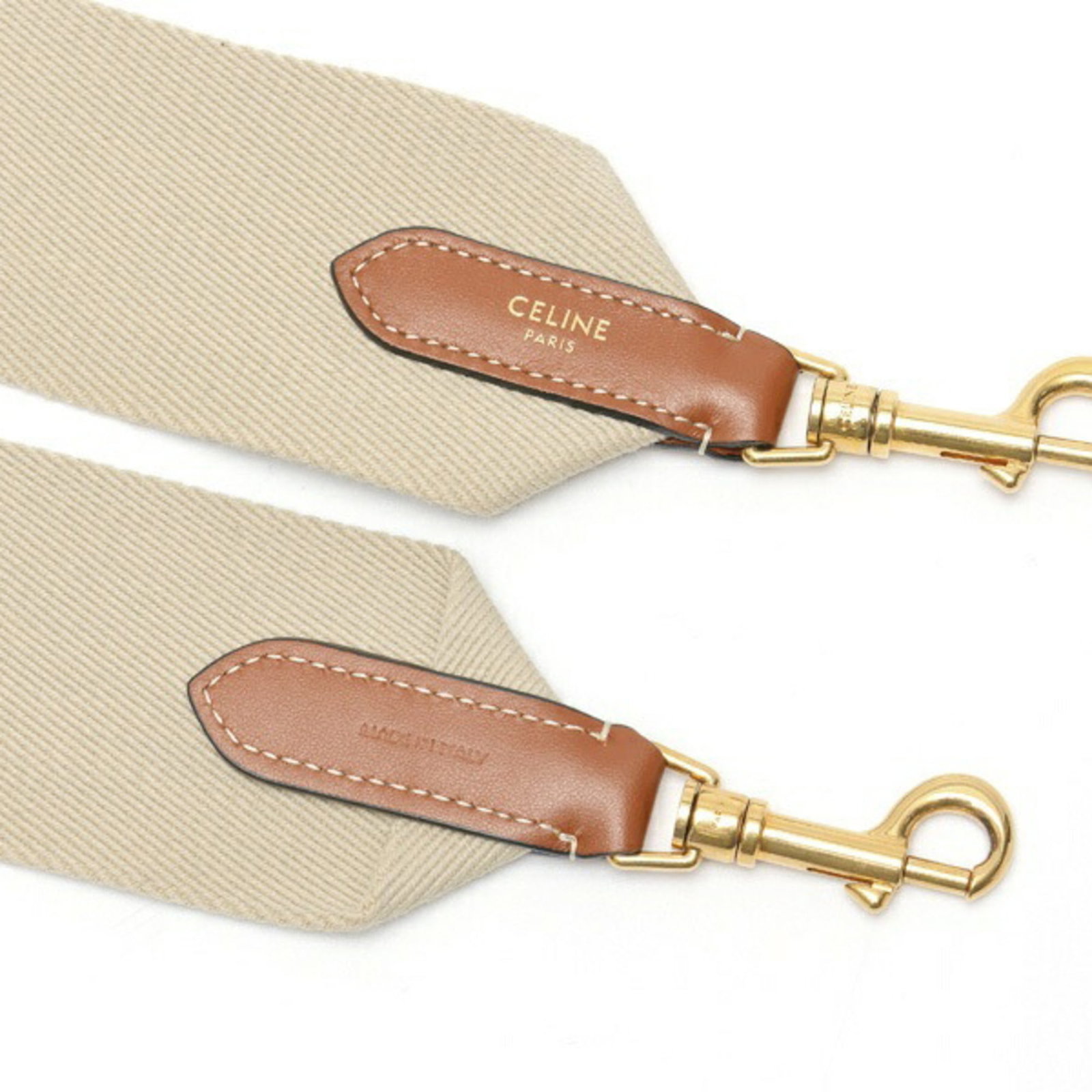 Canvas Leather Strap Celine - 4