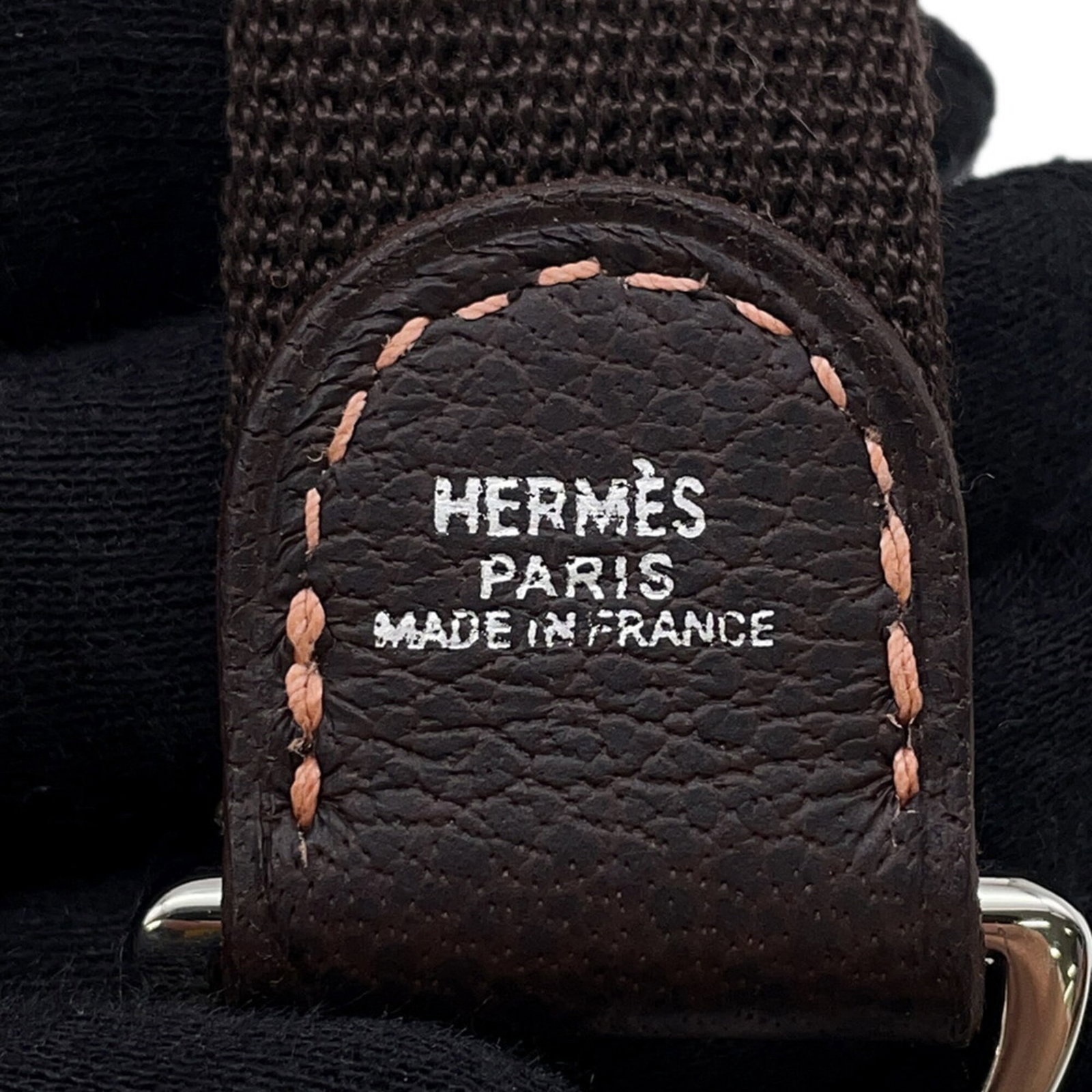 Hermes Leather Strap Canvas - 8