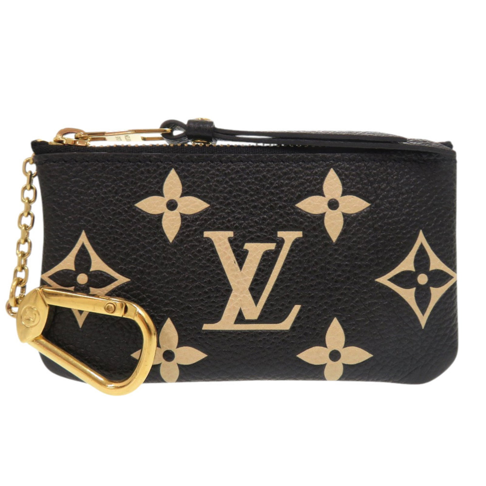 Louis Vuitton Coin Purse/ Coin Case Monogram Empreinte: Louis Vuitton Coin Purse/ Coin Case Monogram Empreinte Monogram Empreinte coin purse from Louis Vuitton features the iconic black monogram pattern, adding a touch of luxury to any outfit. Made with hi
