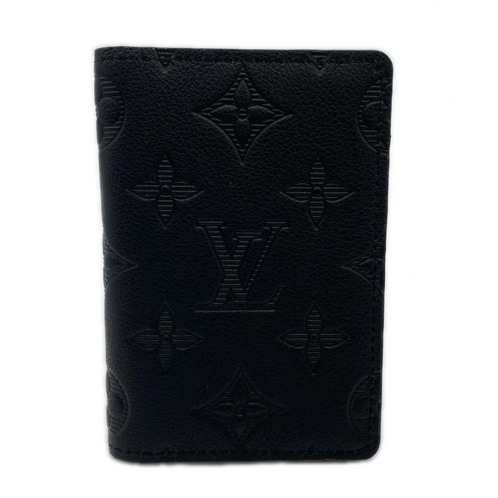 Case Business Card Vuitton Leather: Case Business Card Vuitton Leather Black Calf Leather Louis Vuitton Monogram Shadow Business Card Case with RFID Closure. This elegant business card case features the iconic Monogram Shadow pattern
