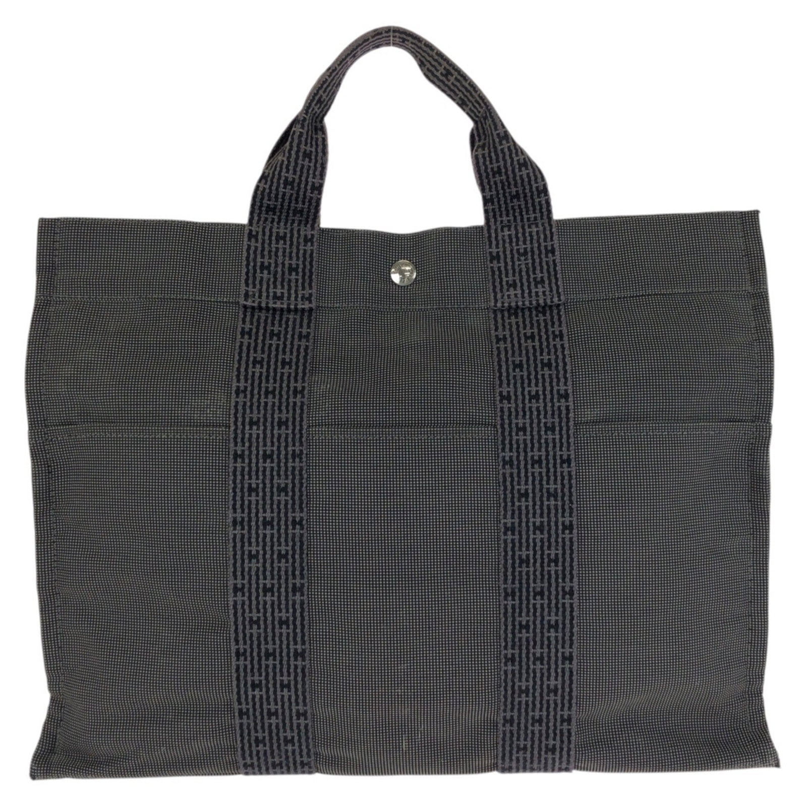 Polyester Polyamide Handbag Tote Hermes: Polyester Polyamide Handbag Tote Hermes Polyester Polyamide Handbag Tote Hermes - A High-Quality French Design. Made from durable polyamide and polyester materials, this tote bag features a classic gr
