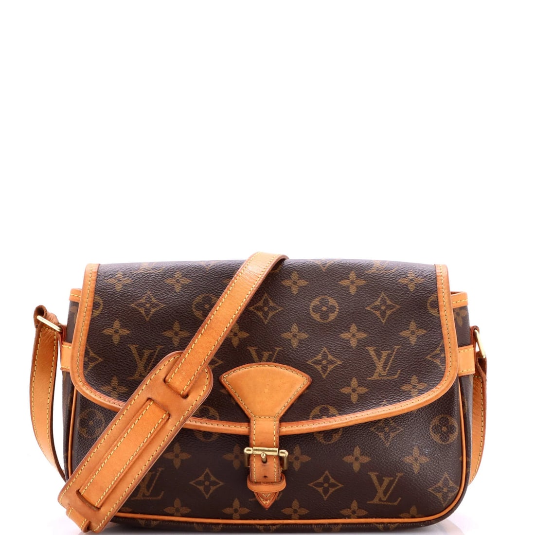 Canvas monogram handbag Sologne Louis Vuitton: Canvas monogram handbag Sologne Louis Vuitton Canvas monogram handbag Sologne Louis Vuitton, featuring a classic brown canvas exterior with gold hardware and signature monogram pattern. The bag boasts