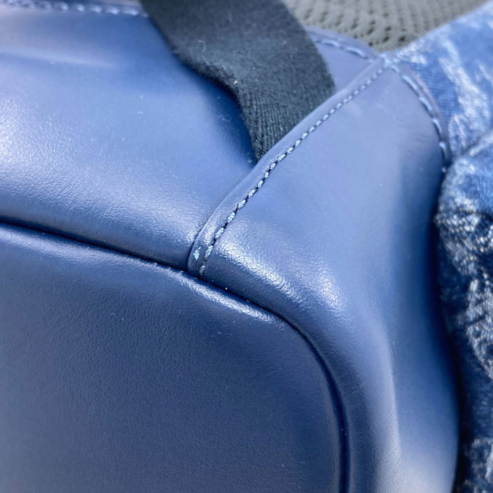 Denim Coach Backpack - 11