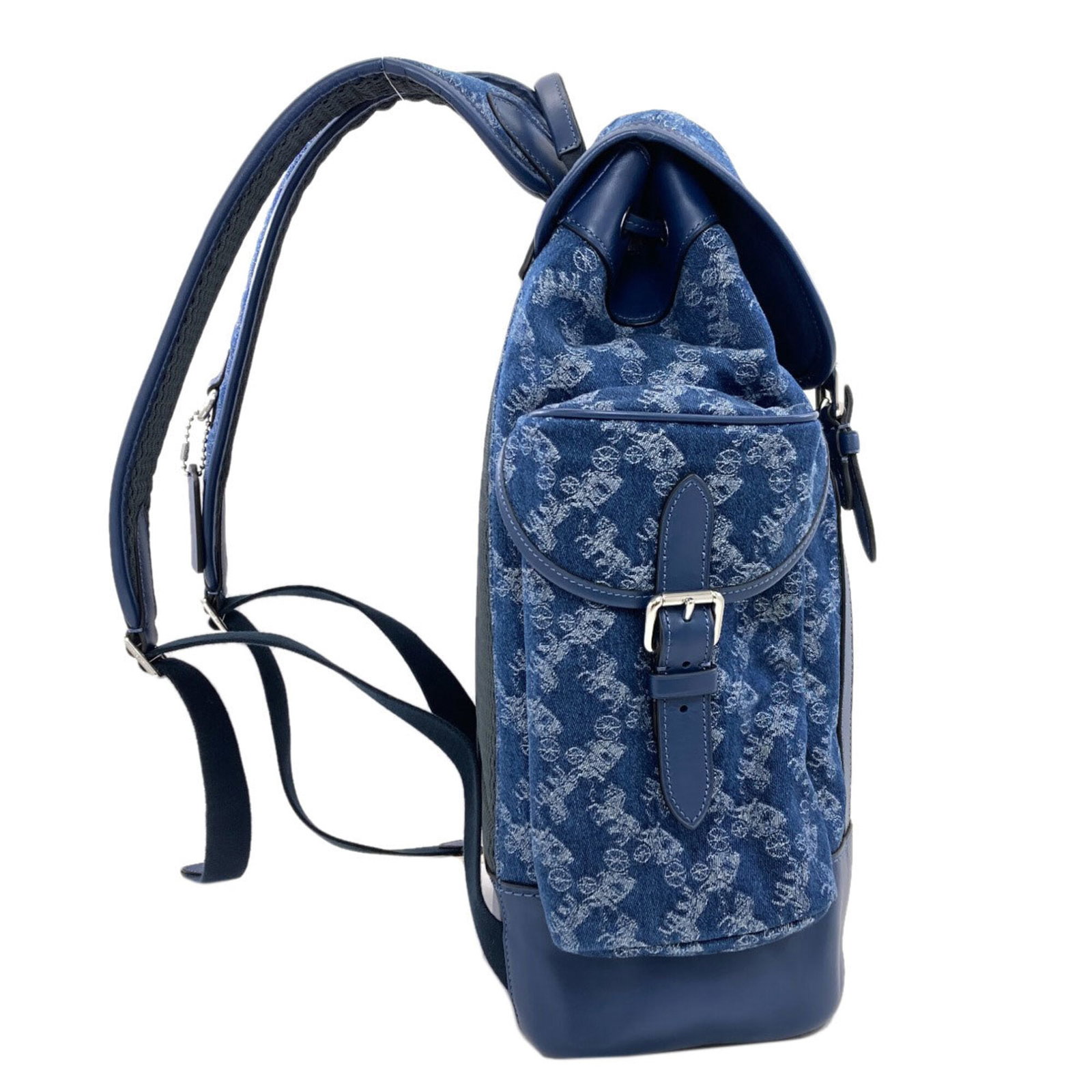 Denim Coach Backpack - 3