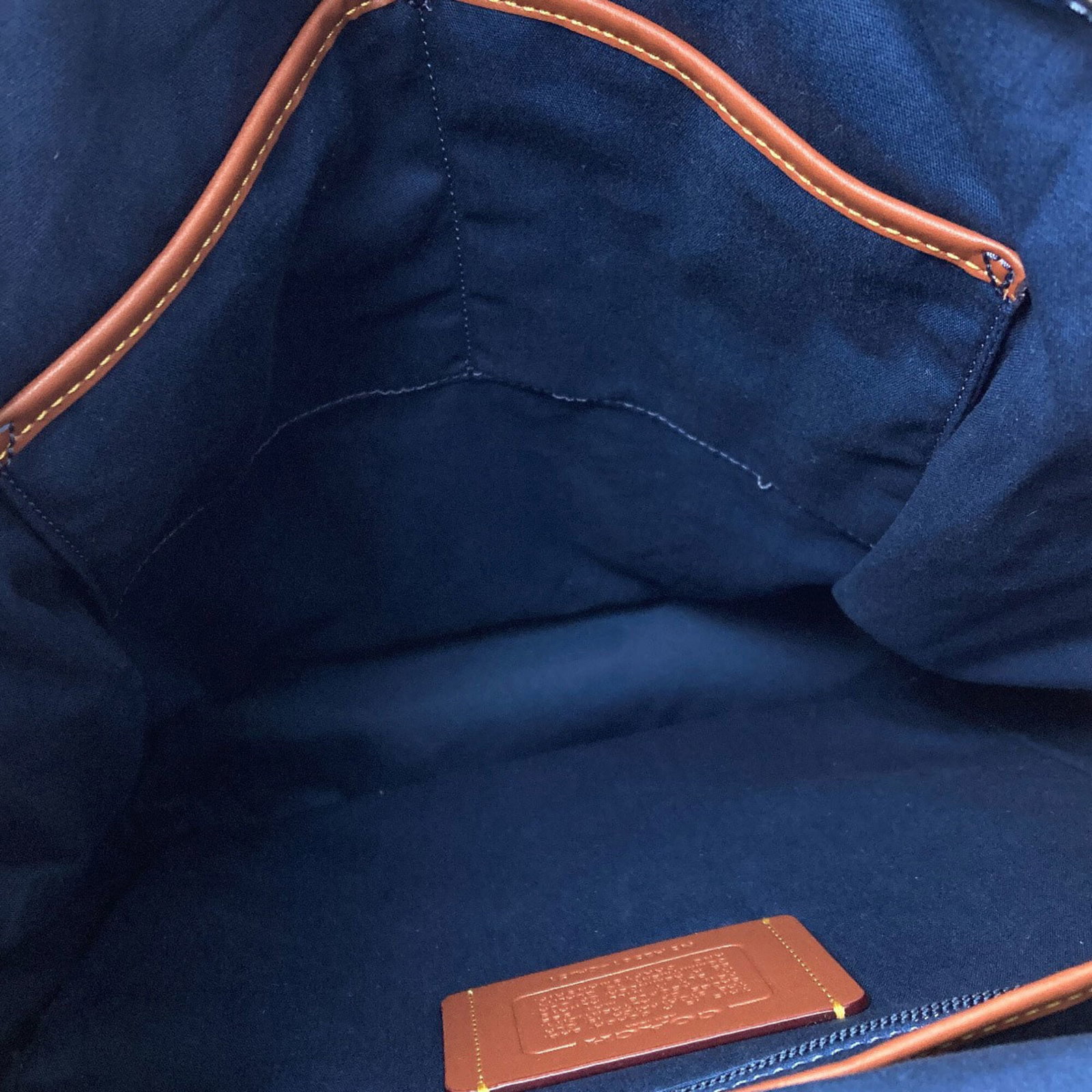 Denim Coach Backpack - 5