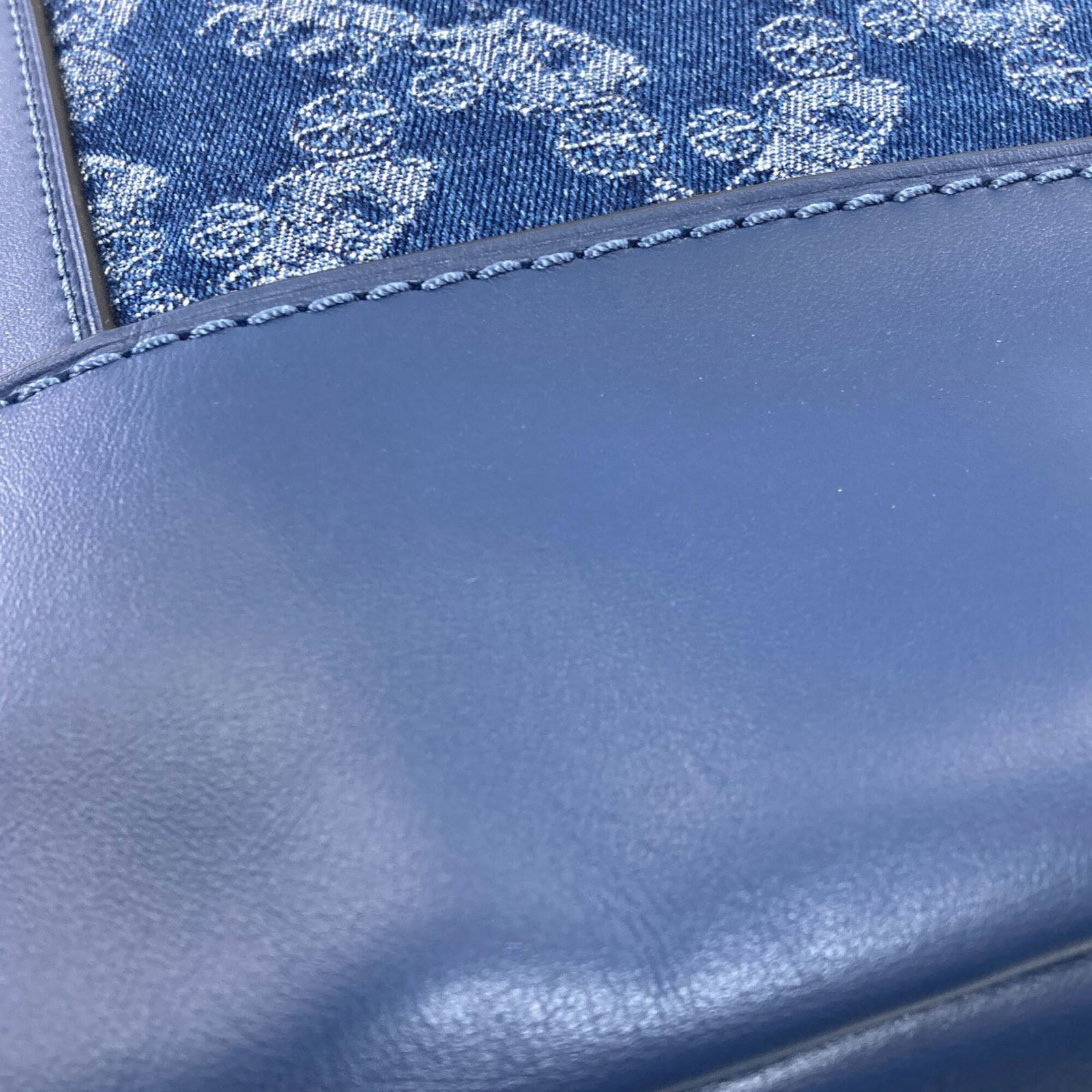 Denim Coach Backpack - 8