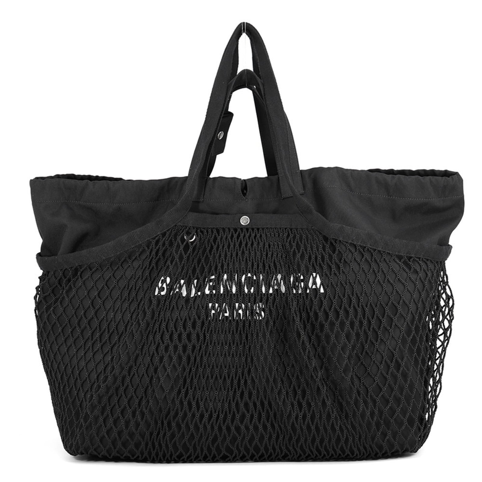Canvas nylon tote bag handbag: Canvas nylon tote bag handbag Canvas nylon tote bag with sleek design, made from high-quality canvas and nylon materials. Measuring 37.5cm x 24.5cm x 27.5cm, it features a classic black color and