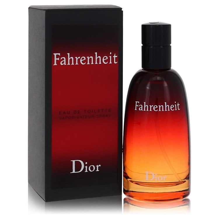 Fahrenheit by Christian Dior Eau De Toilette Spray 1.7 oz: Fahrenheit by Christian Dior Eau De Toilette Spray 1.7 oz Fahrenheit by Christian Dior Eau De Toilette Spray, launched in 1988, offers a refreshing blend of honeysuckle, sandalwood, and balsam. This w