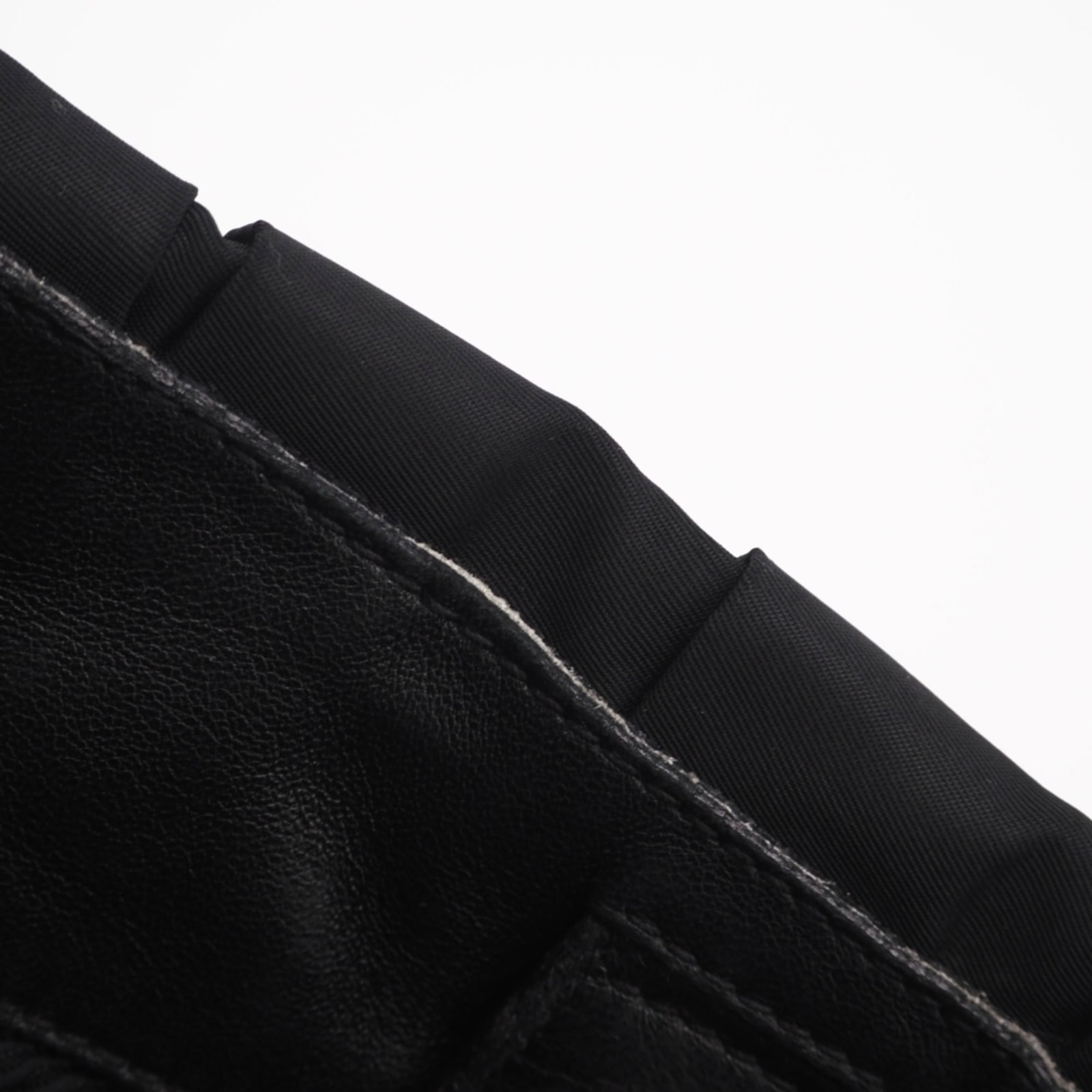 Handbag Nylon Leather Plastic - 10