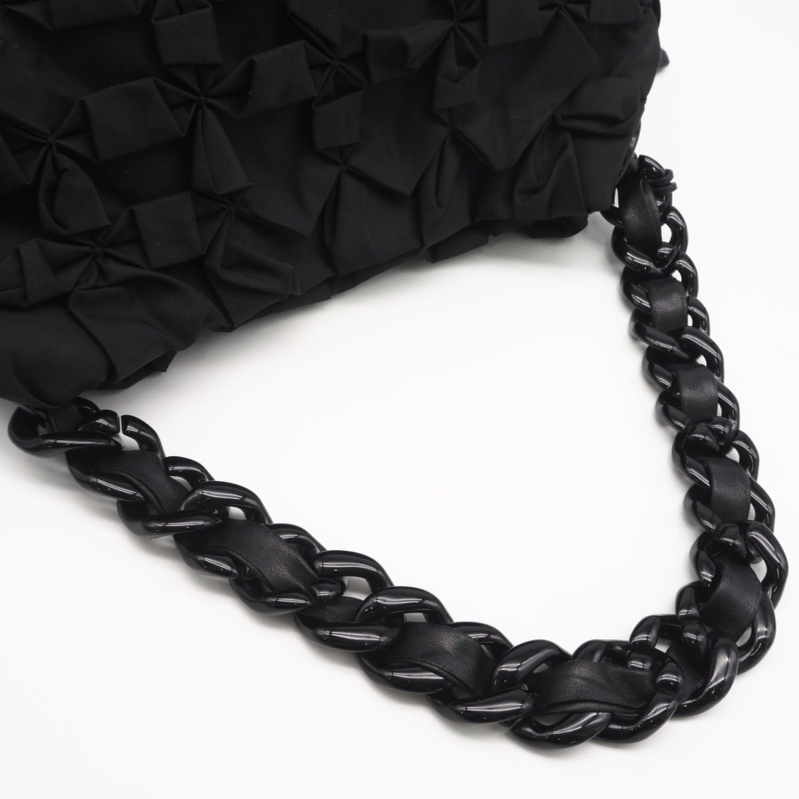 Handbag Nylon Leather Plastic - 5