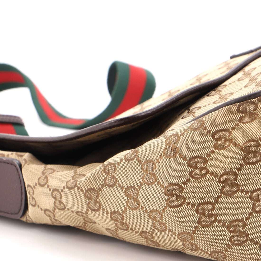 Strap messenger flap medium canvas web Gucci - 6