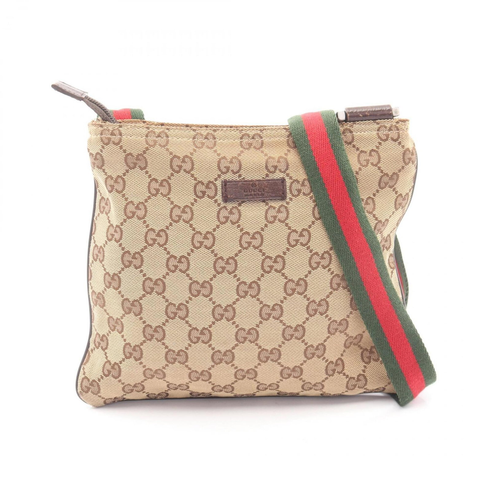 Canvas leather handbag shoulder gucci bag: Canvas leather handbag shoulder gucci bag Canvas leather handbag with Gucci logo, featuring a multi-color design in beige, brown, and other colors. The bag measures 22cm x 23.5cm x 2.5cm and has a