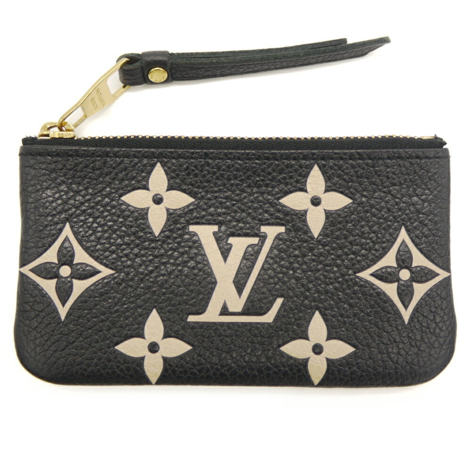 Louis Vuitton Coin Purse/ Coin Case Monogram Empreinte: Louis Vuitton Coin Purse/ Coin Case Monogram Empreinte Monogram Empreinte coin purse/coin case from Louis Vuitton, featuring the iconic monogram pattern. This stylish accessory measures 7cm x 12cm x