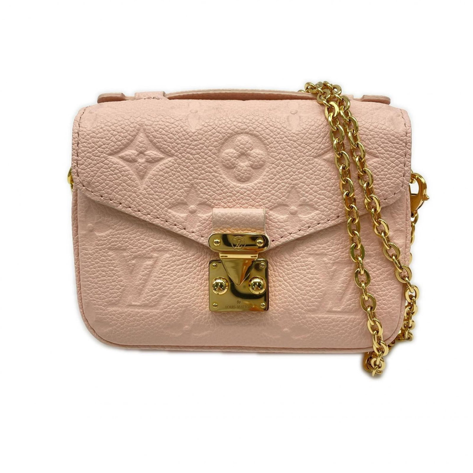 Shoulder Bag Leather Louis Vuitton: Shoulder Bag Leather Louis Vuitton Pink Leather Louis Vuitton Shoulder Bag with Flap Closure and RFID Serial Number. This stylish shoulder bag features a vibrant pink leather exterior, a classic flap