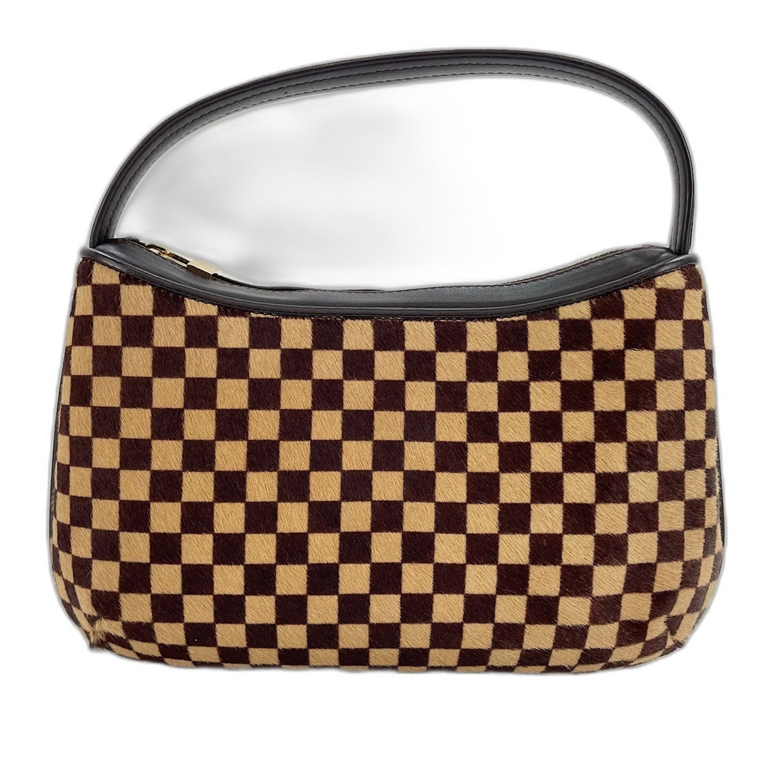 Louis Vuitton Handbag: Louis Vuitton Handbag Brown Louis Vuitton Handbag, 14cm x 22cm x 6cm in size. This handbag features the iconic Louis Vuitton design with a brown color that adds a touch of elegance to any outfit. The