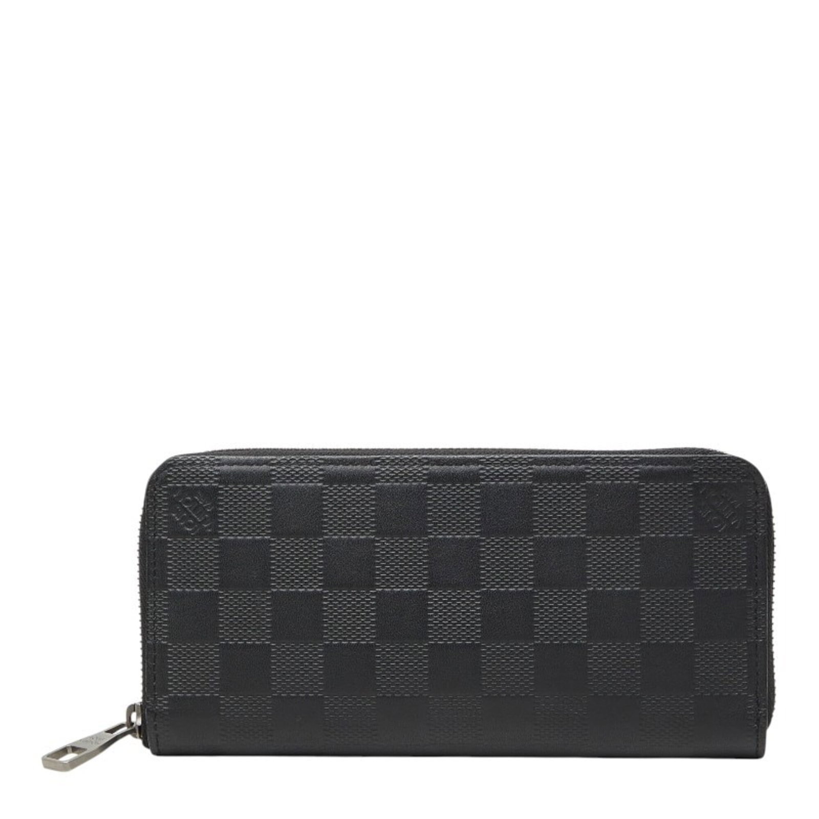 Long Wallet Bi Fold Leather Louis Vuitton: Long Wallet Bi Fold Leather Louis Vuitton Long wallet bi-fold leather Louis Vuitton features a sleek black design with an onyx color. Made from high-quality leather, its dimensions are 10cm x 19cm x