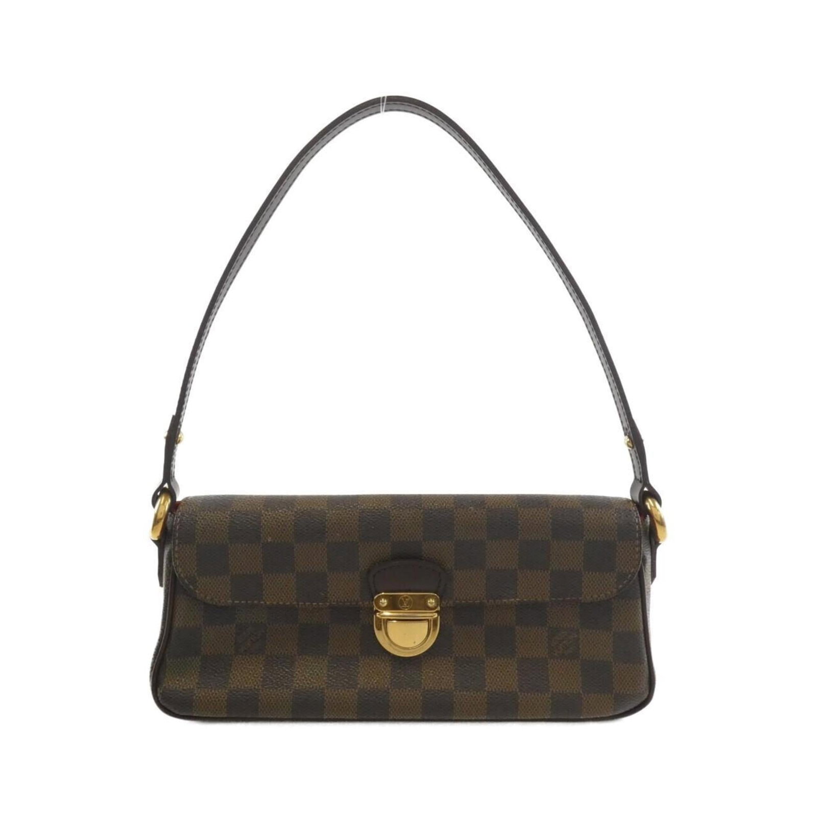 Shoulder bag coated canvas by Louis Vuitton: Shoulder bag coated canvas by Louis Vuitton Coated canvas by Louis Vuitton, featuring a classic shoulder bag design with a brown color and precise measurements at 11cm x 26cm x 7cm. This stylish