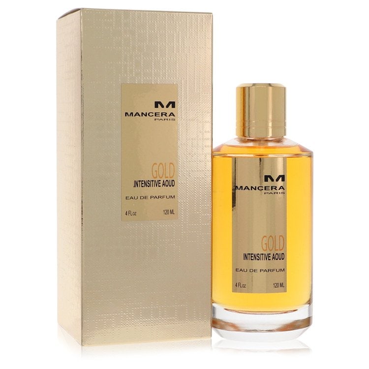 Mancera Intensitive Aoud Gold by Mancera Eau De Parfum Spray (Unisex) 4 oz: Mancera Intensitive Aoud Gold by Mancera Eau De Parfum Spray (Unisex) 4 oz Mancera Intensive Aoud Gold by Mancera Eau De Parfum Spray (Unisex) 4 oz - A sensual floral woody perfume released in 2008, b