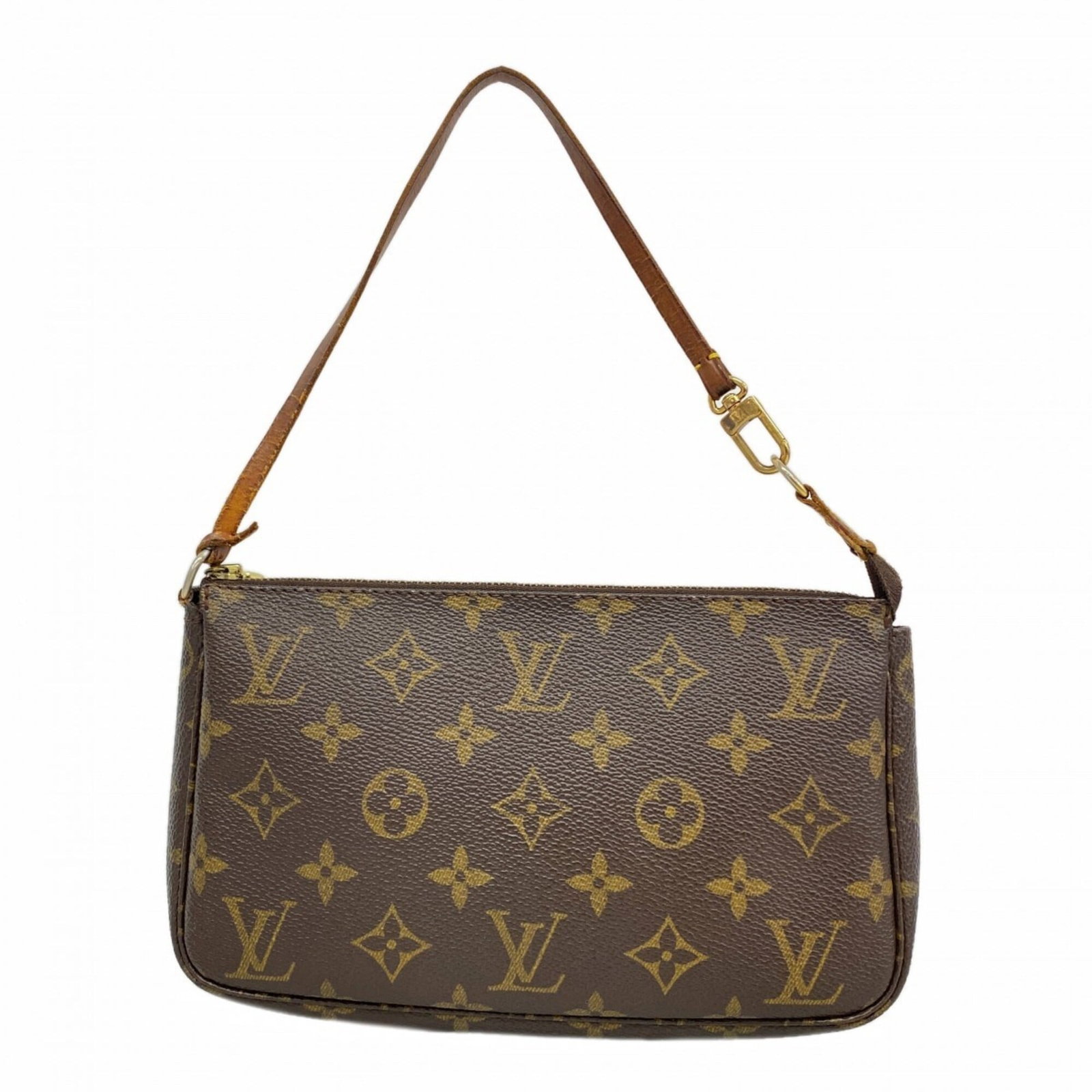 Vuitton Pouch Louis: Vuitton Pouch Louis Brown Louis Vuitton Pouch with Classic Design. This women's pouch features the iconic monogram pattern and brown color, measuring 13cm x 21cm x 3.5cm. Made by Louis Vuitton, it