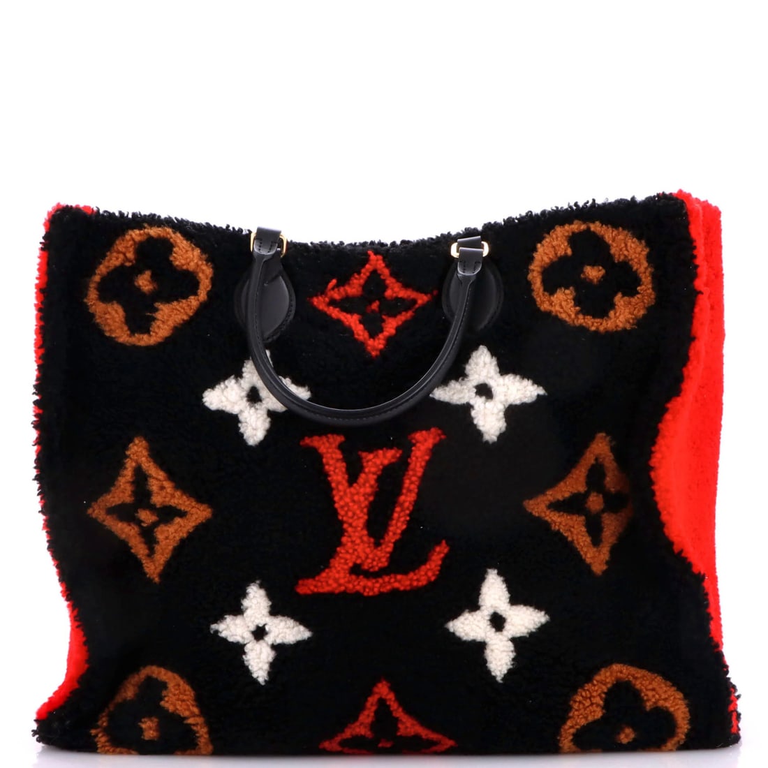 Louis Vuitton OnTheGo Tote Monogram Giant Teddy Fleece GM (1 of 8)