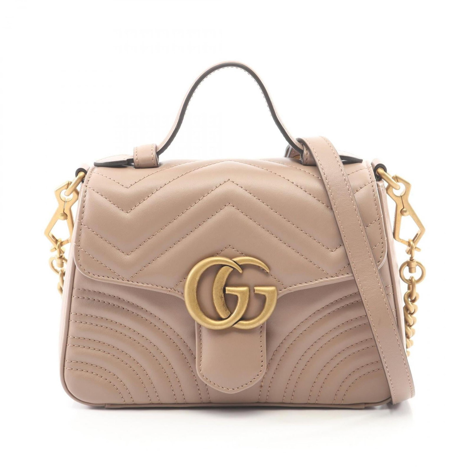Gucci Handbag Shoulder Bag Leather: Gucci Handbag Shoulder Bag Leather This Gucci Handbag Shoulder Bag Leather is made from high-quality leather, featuring a classic design with clean lines and a timeless beige color. Measuring 14.5cm