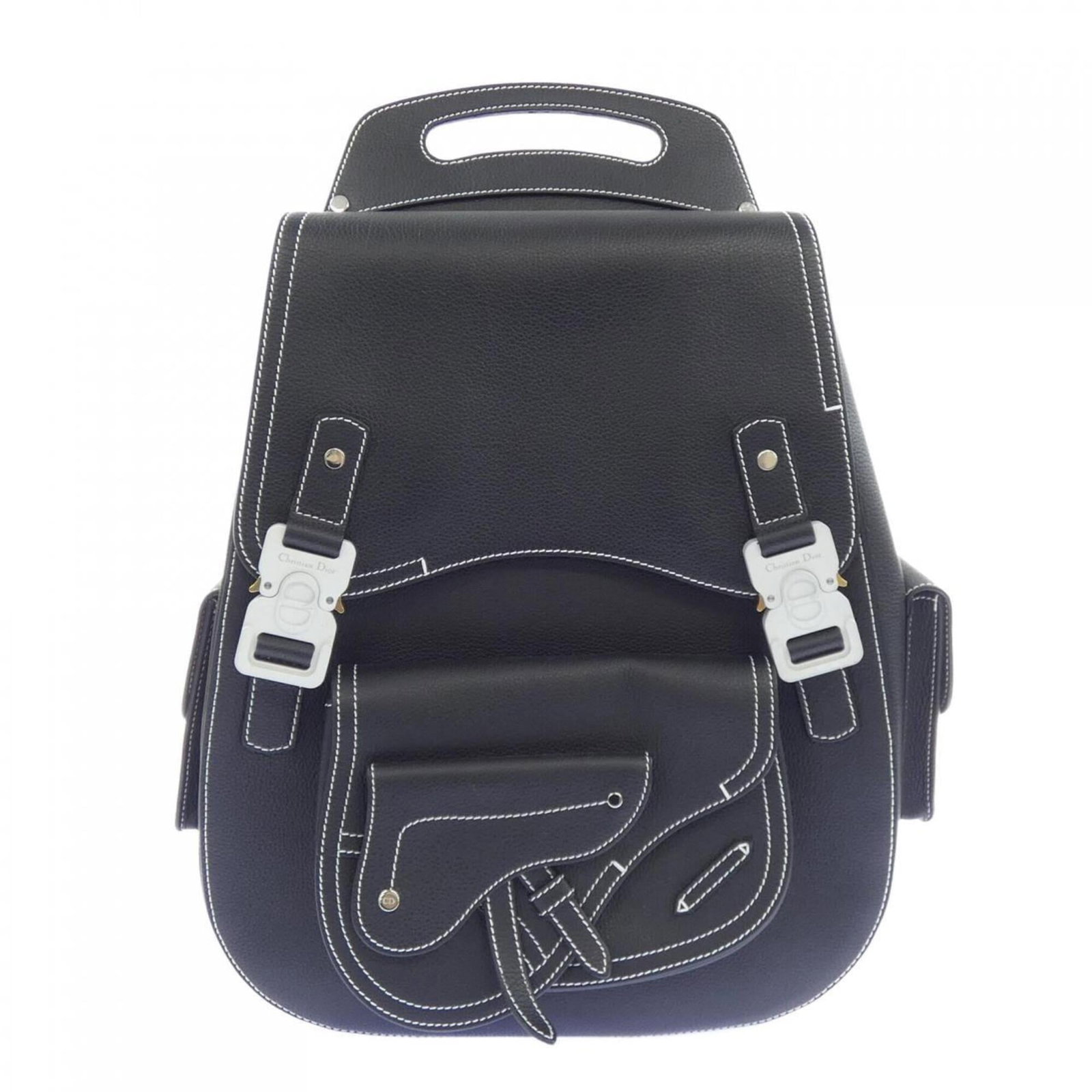 Backpack from Christian Dior: Backpack from Christian Dior Black Christian Dior backpack with dimensions 40.5cm x 32cm x 14cm, perfect for everyday use. This stylish backpack features a sleek design and compact size, making it ide