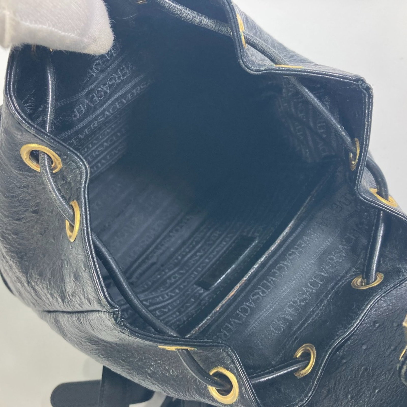 Backpack Leather Versace - 11