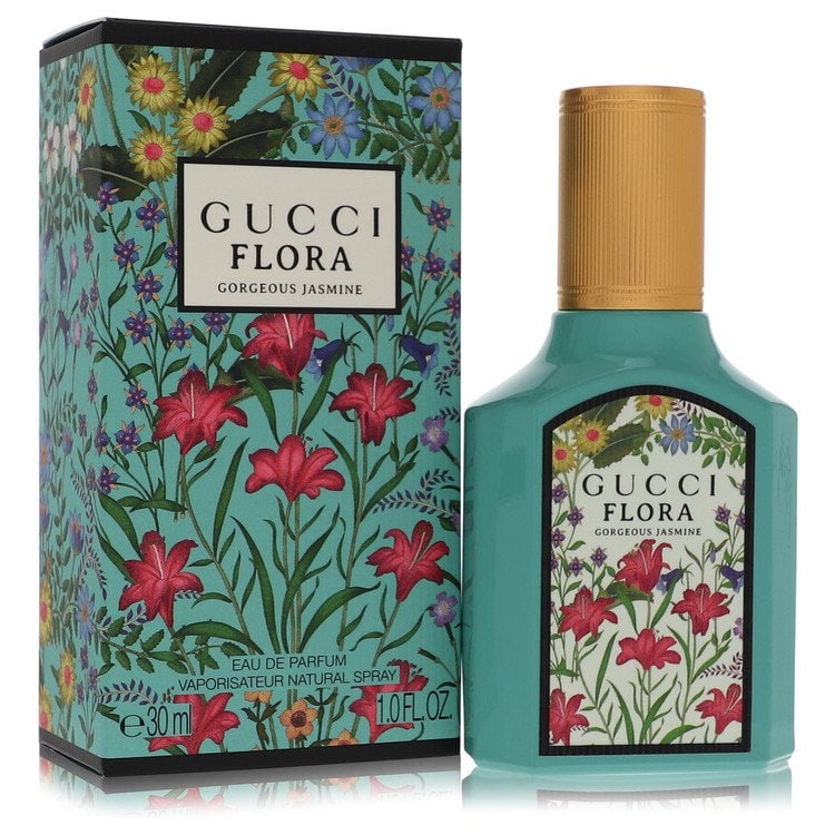 Flora Gorgeous Jasmine by Gucci Eau De Parfum Spray 1 oz: Flora Gorgeous Jasmine by Gucci Eau De Parfum Spray 1 oz Item Specifics: Brand: Gucci Size: 1 oz Gender: Women Type: Perfume Product Disclaimer: Authentic fragrances; some boxes may show shelf wear.