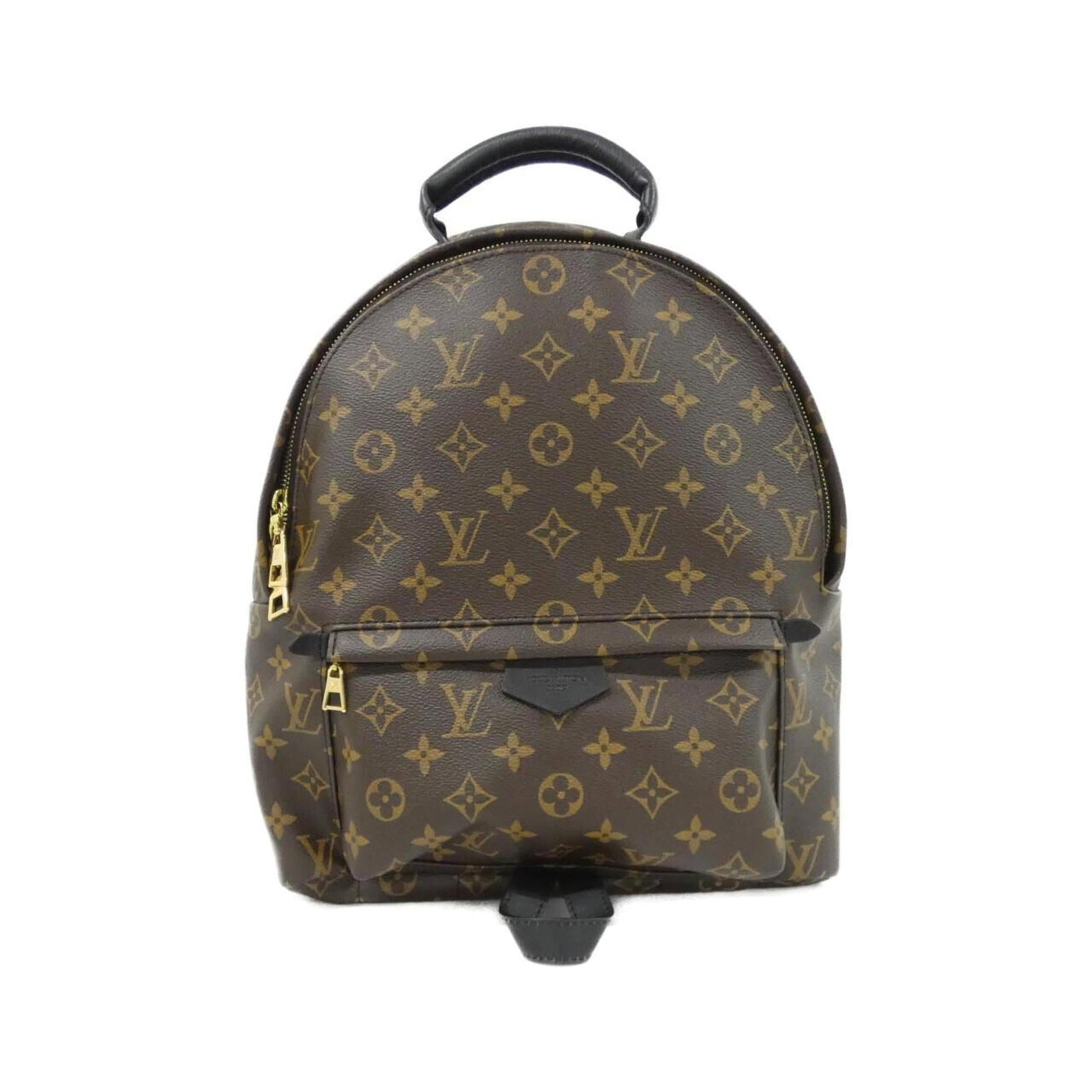 Canvas coated backpack by Louis Vuitton: Canvas coated backpack by Louis Vuitton Brown Coated Canvas Louis Vuitton Backpack. This women's backpack features coated canvas material and measures 23cm x 28cm x 14cm. The classic design is a timel