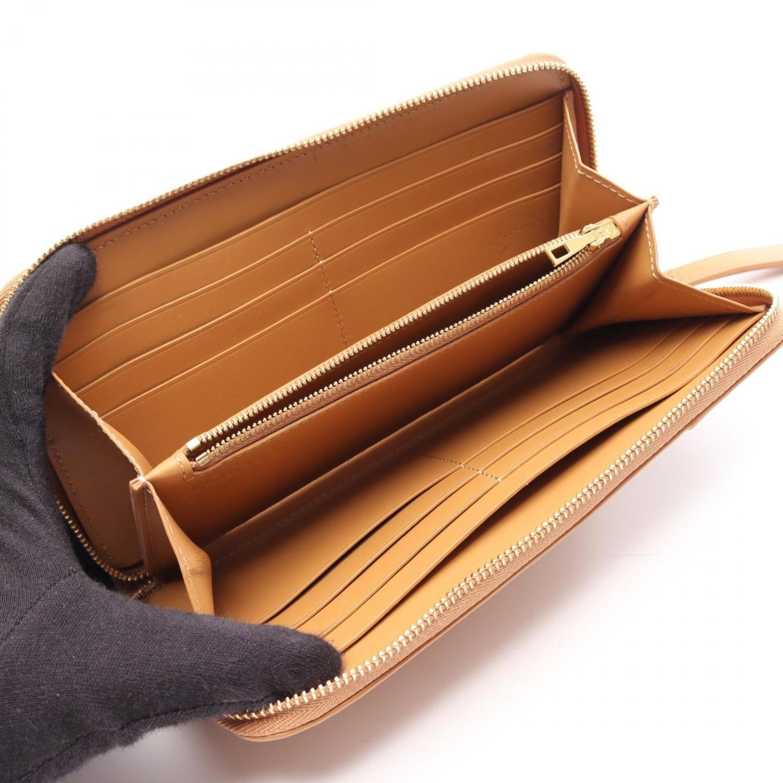 Long Wallet Bi Fold Leather - 3