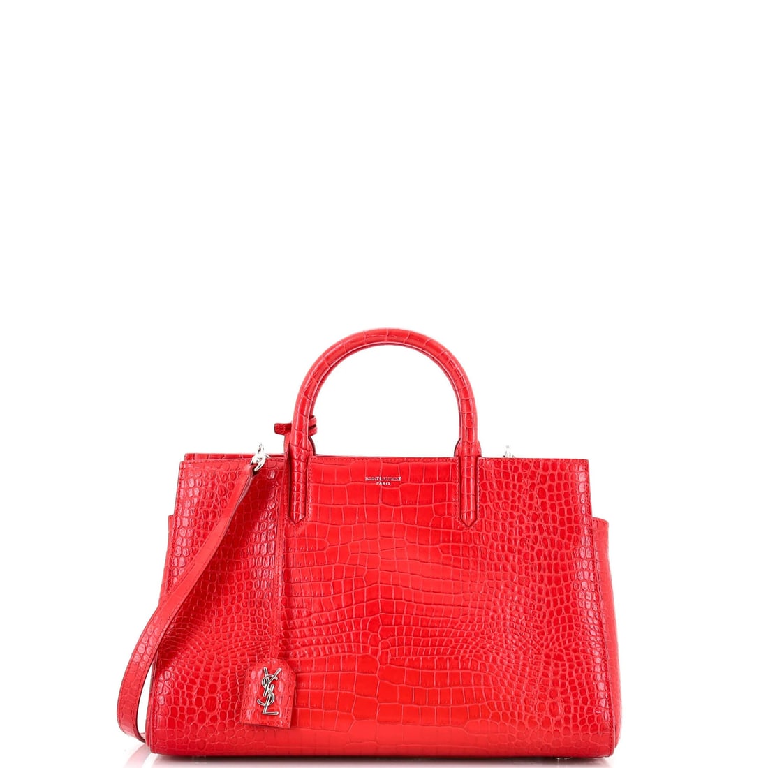 Cabas leather small crocodile embossed Saint Laurent Rive Gauche (1 of 7)