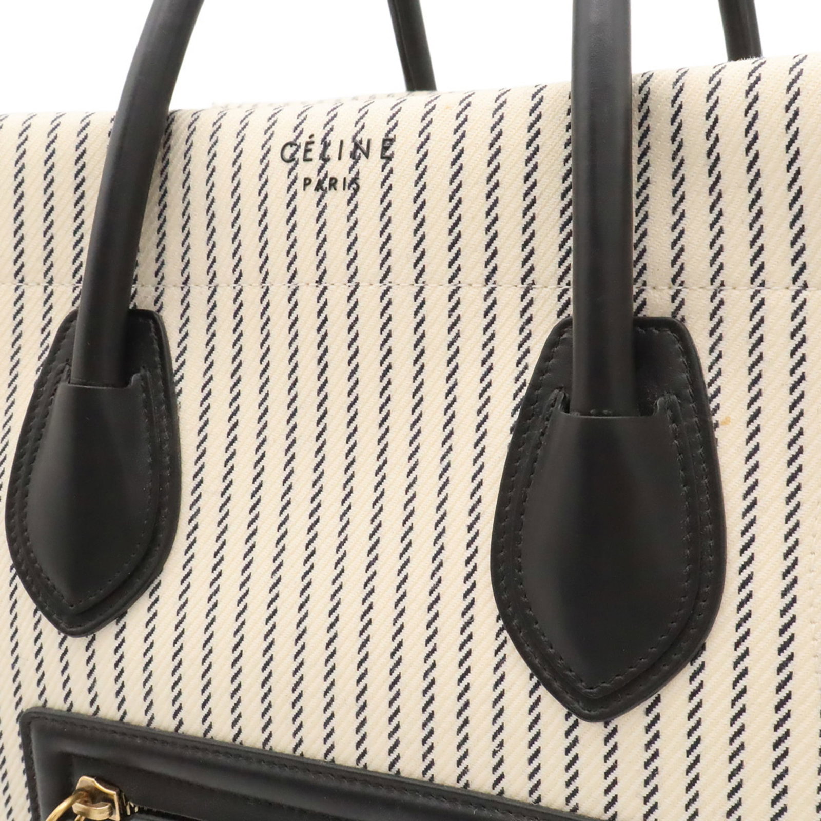 Canvas Handbag Celine Tote - 9