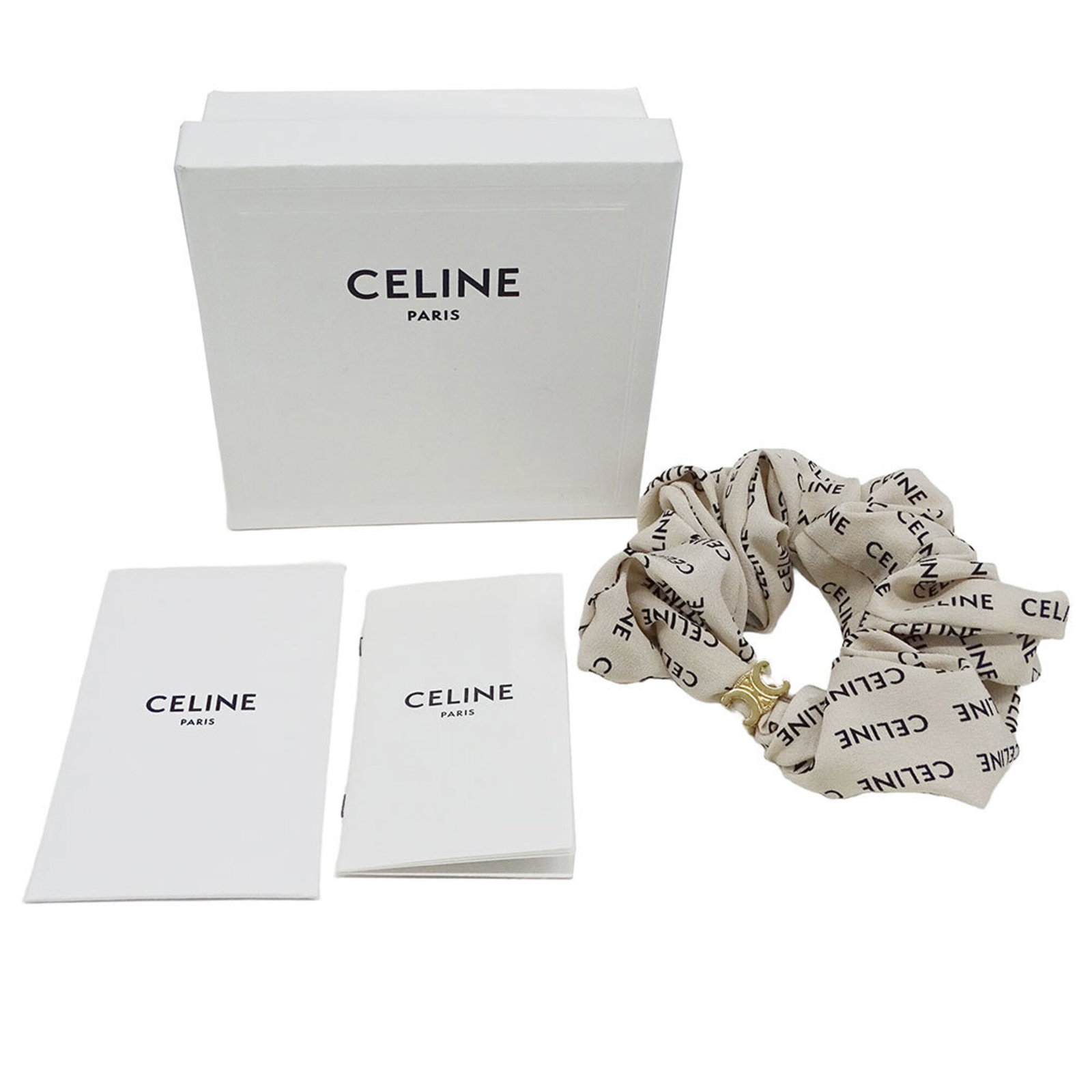 Celine Silk Scrunchie - 4