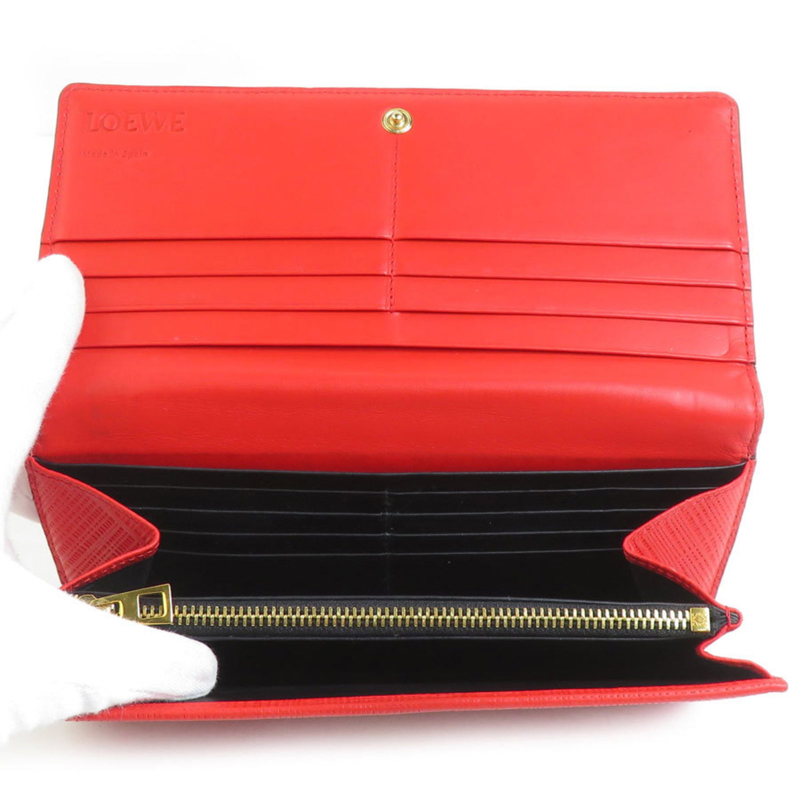 Long Wallet Bi Fold Leather - 3