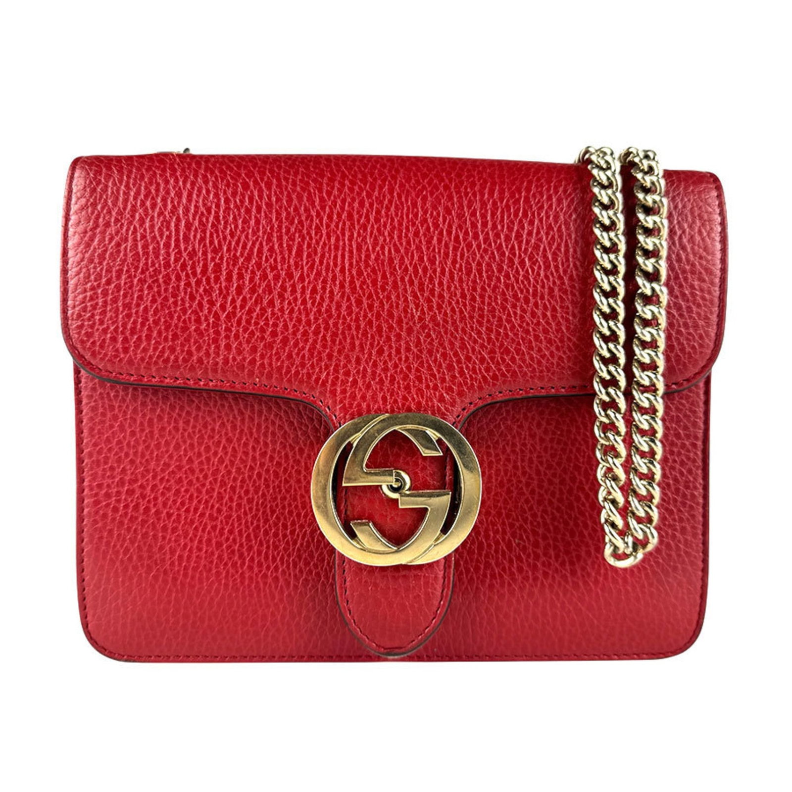 Gucci Shoulder Bag Leather: Gucci Shoulder Bag Leather Red Gucci Leather Shoulder Bag. Made from high-quality leather, this shoulder bag features a classic design with clean lines and a timeless color. Measuring 16cm x 19cm x 4c