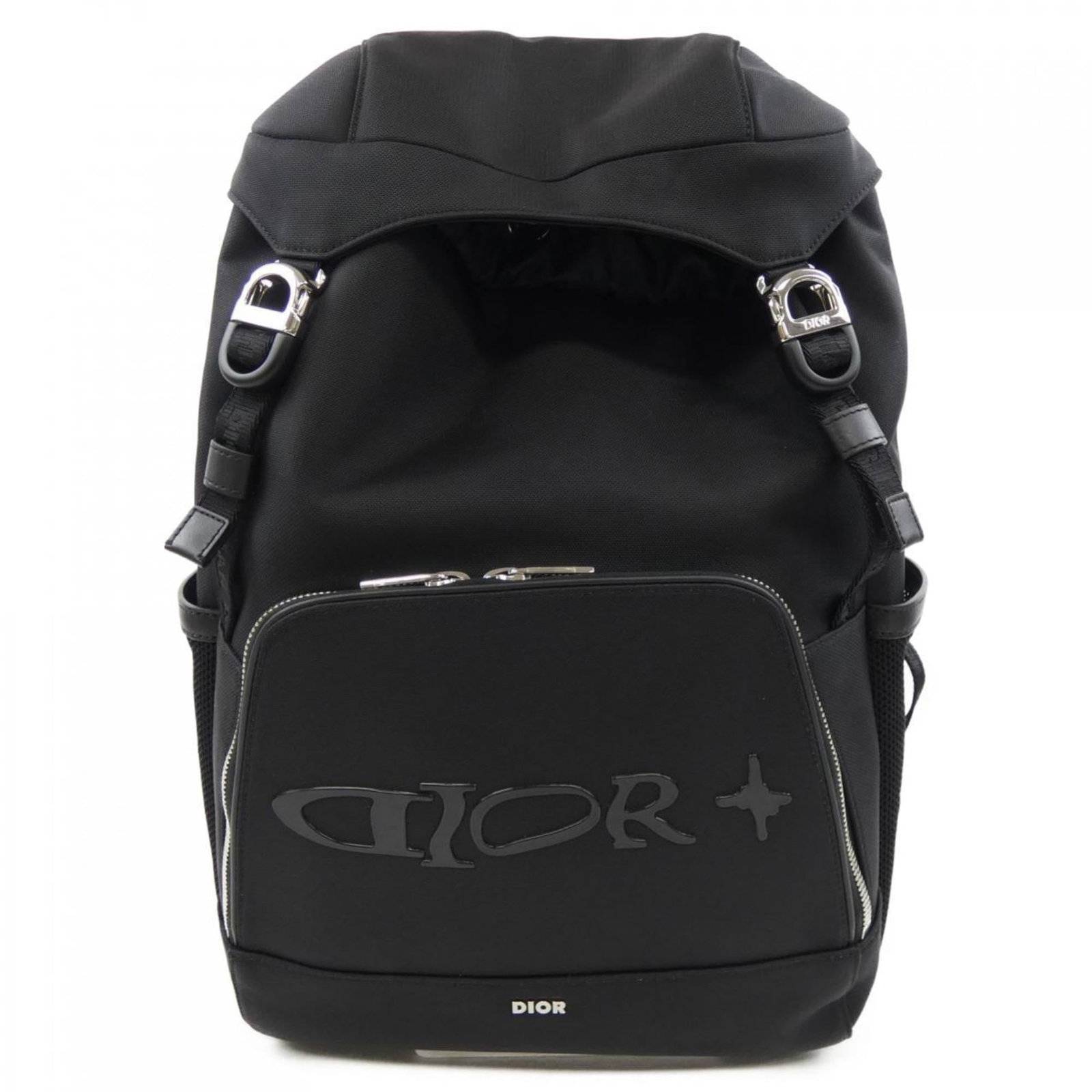 Backpack from Christian Dior: Backpack from Christian Dior Black Christian Dior backpack with dimensions 48cm x 42cm x 17cm. This stylish bag features a sleek design and classic color that will complement any outfit. Its compact s
