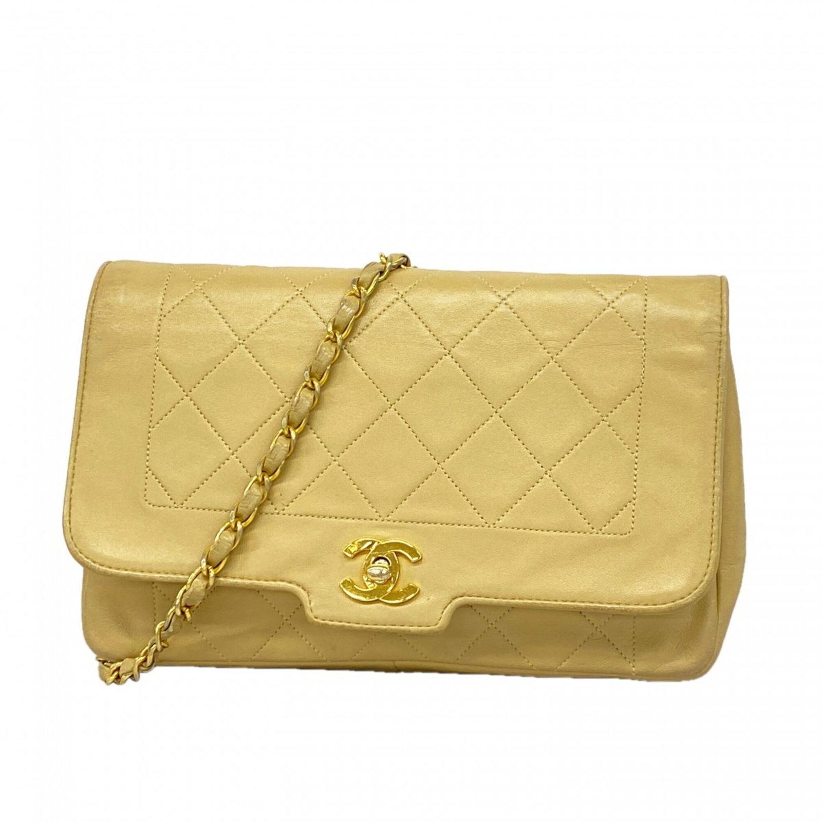 Shoulder Bag Leather Chanel: Shoulder Bag Leather Chanel This exquisite shoulder bag features rich, supple lambskin leather and elegant gold hardware, evoking the timeless style of Chanel. Its classic design and refined color