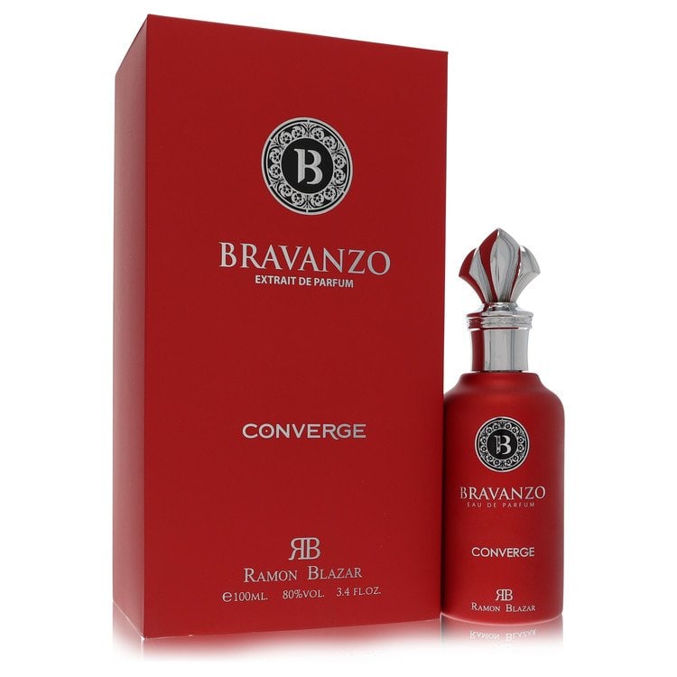 Dumont Bravanzo Converge by Dumont Paris Extrait De Parfum Spray (Unisex) 3.4 oz: Dumont Bravanzo Converge by Dumont Paris Extrait De Parfum Spray (Unisex) 3.4 oz Dumont Paris Extrait De Parfum Spray, Bravanzo Converge, is a 3.4 oz unisex perfume. This fragrance bears the signature