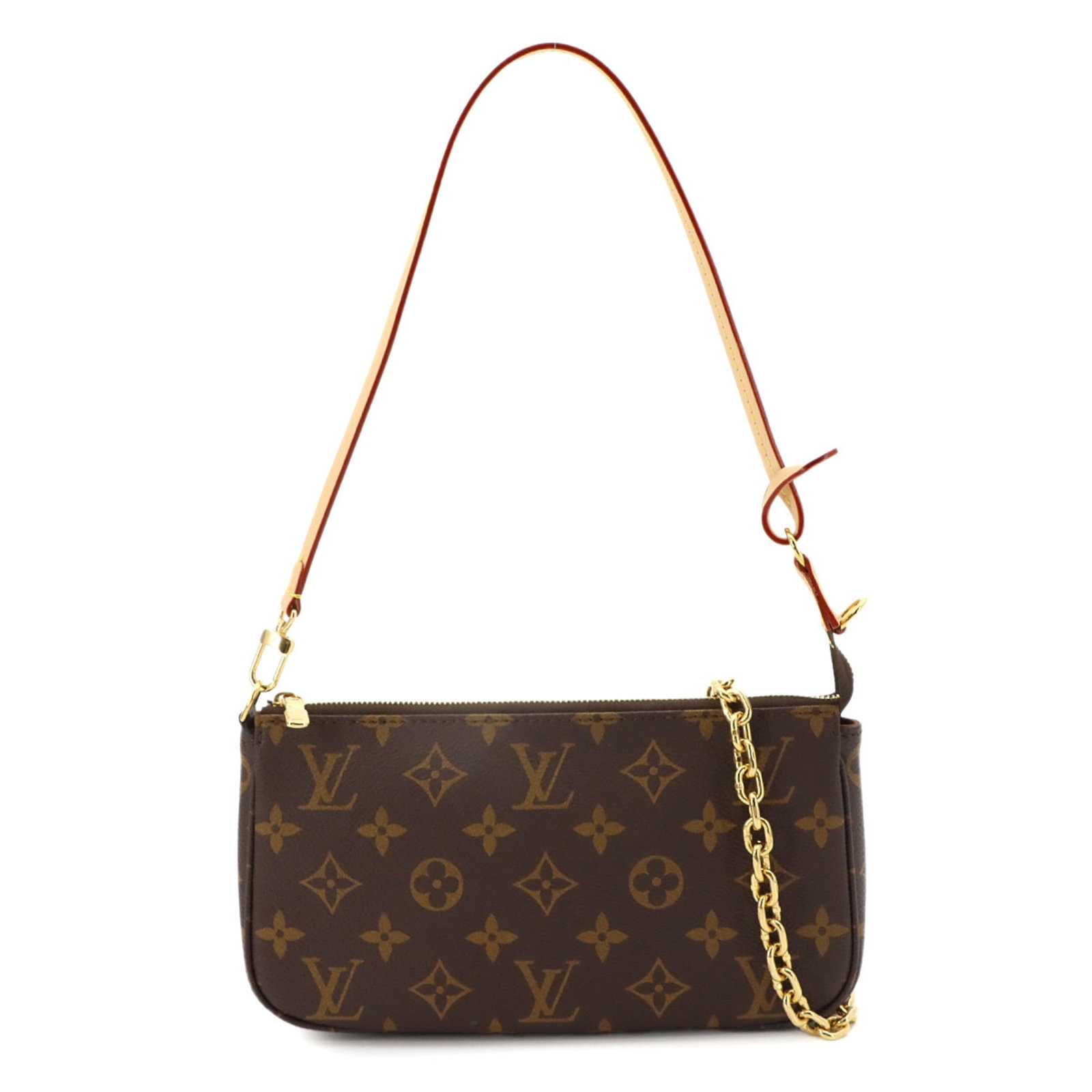 Handbag Monogram Vuitton Louis Pochette: Handbag Monogram Vuitton Louis Pochette Monogram Vuitton Louis Pochette, crafted with iconic Italian design and boasting the unmistakable signature of Louis Vuitton's legendary monogram pattern. This 