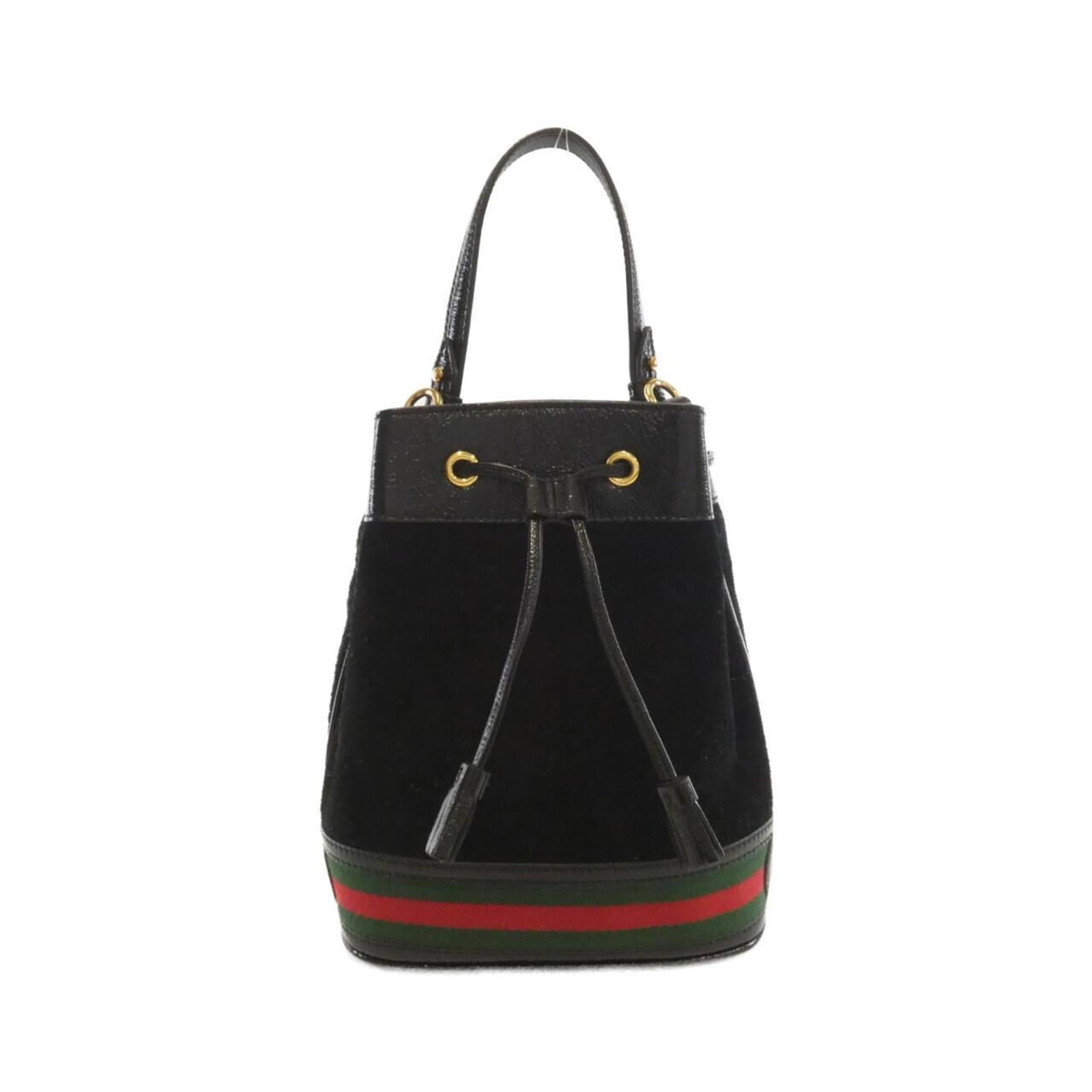 Suede Handbag Gucci: Suede Handbag Gucci Suede Gucci handbag in black with gold hardware, measuring 25cm x 20cm x 10cm. This luxurious handbag features high-quality suede material and sleek design. The signature details o